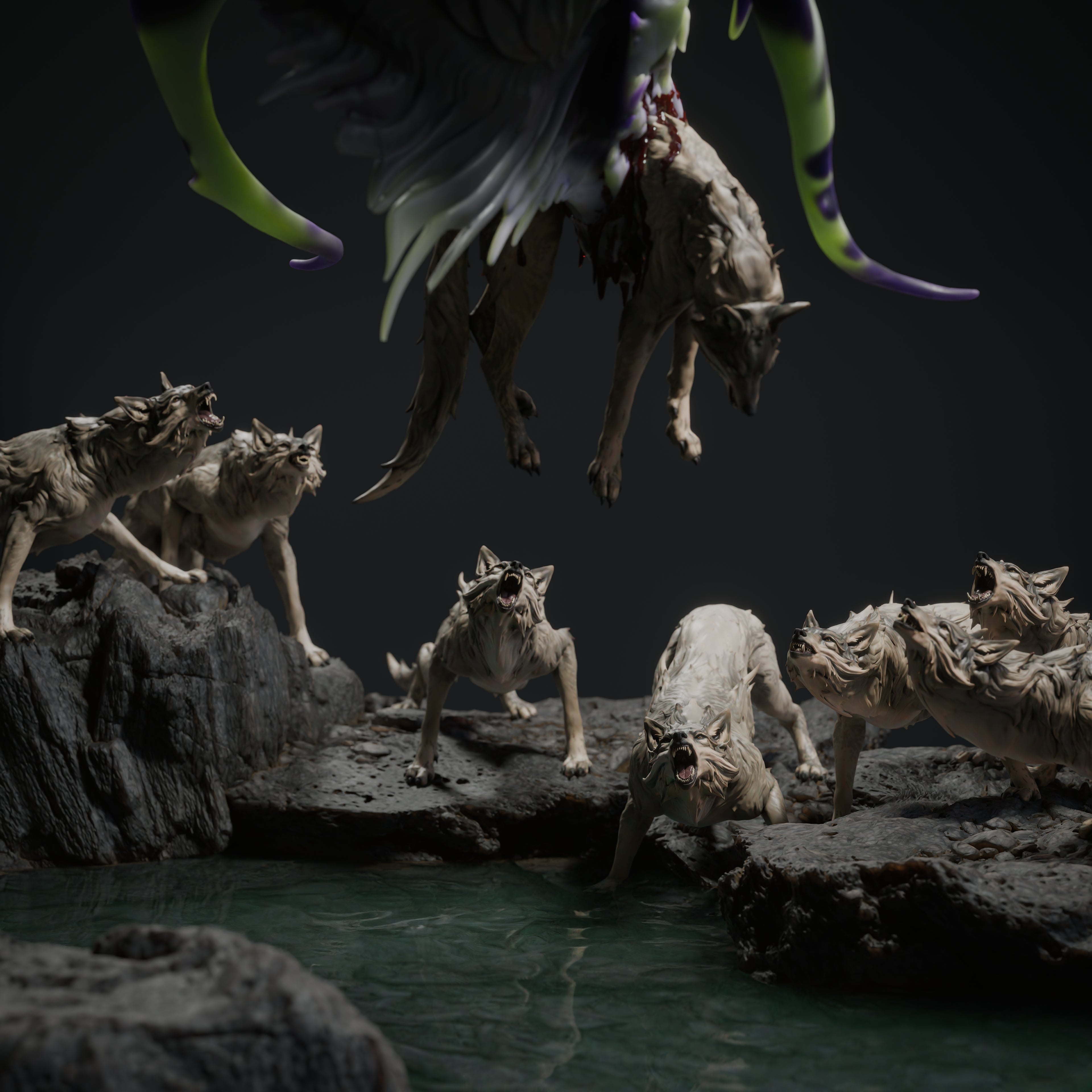 Black Dragon Hunt - Deepwood Hollow - Rescale Miniatures