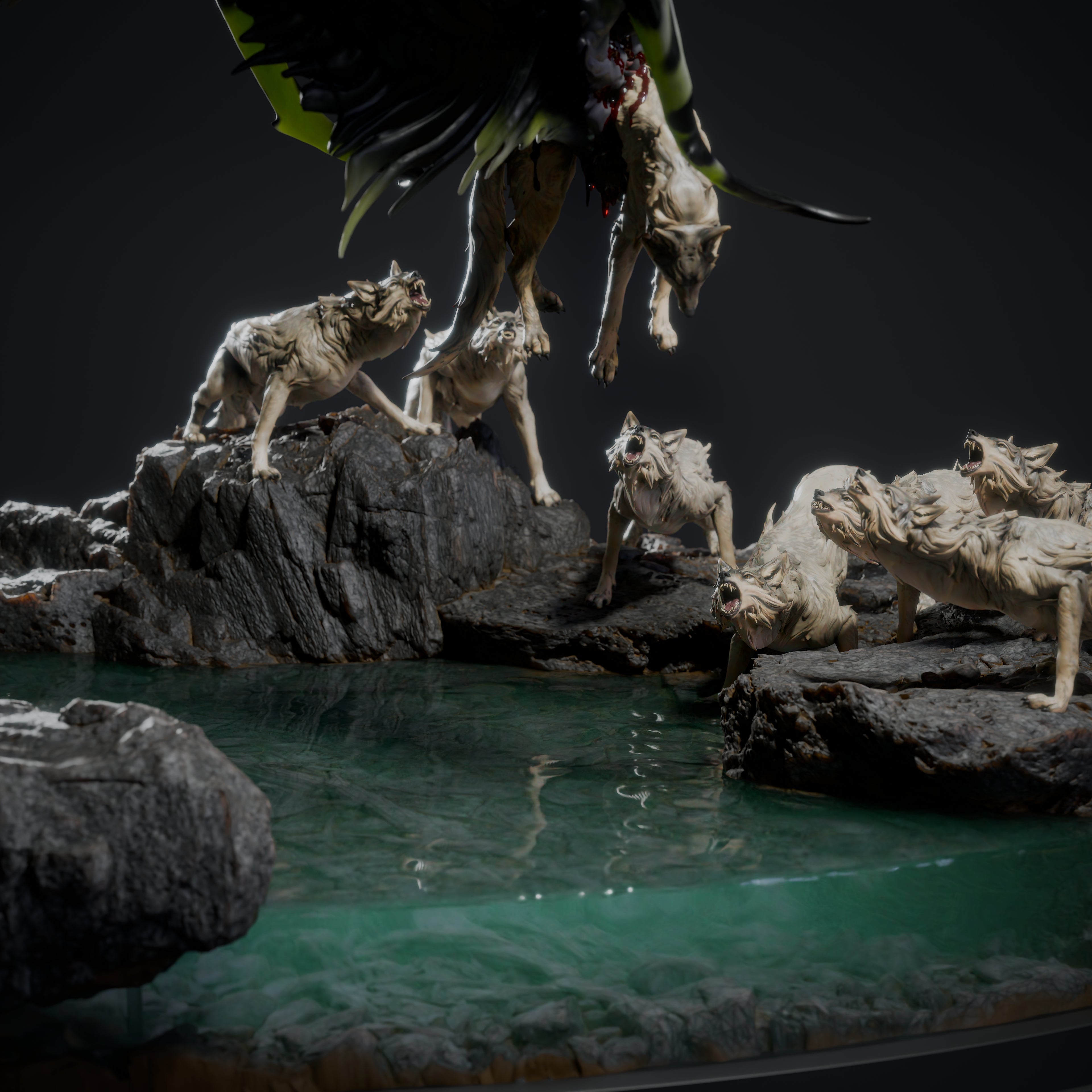 Black Dragon Hunt - Deepwood Hollow - Rescale Miniatures