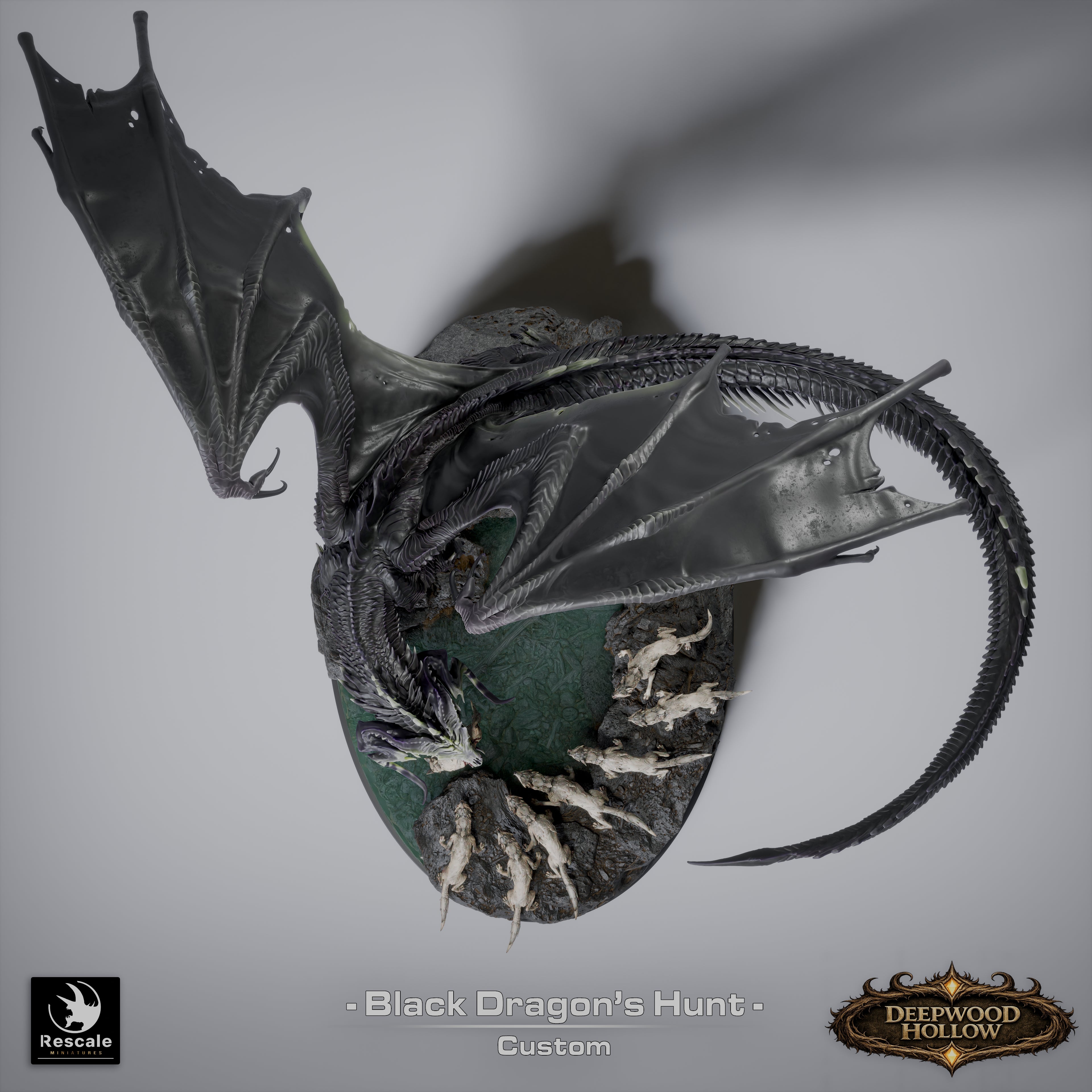 Black Dragon Hunt - Deepwood Hollow - Rescale Miniatures