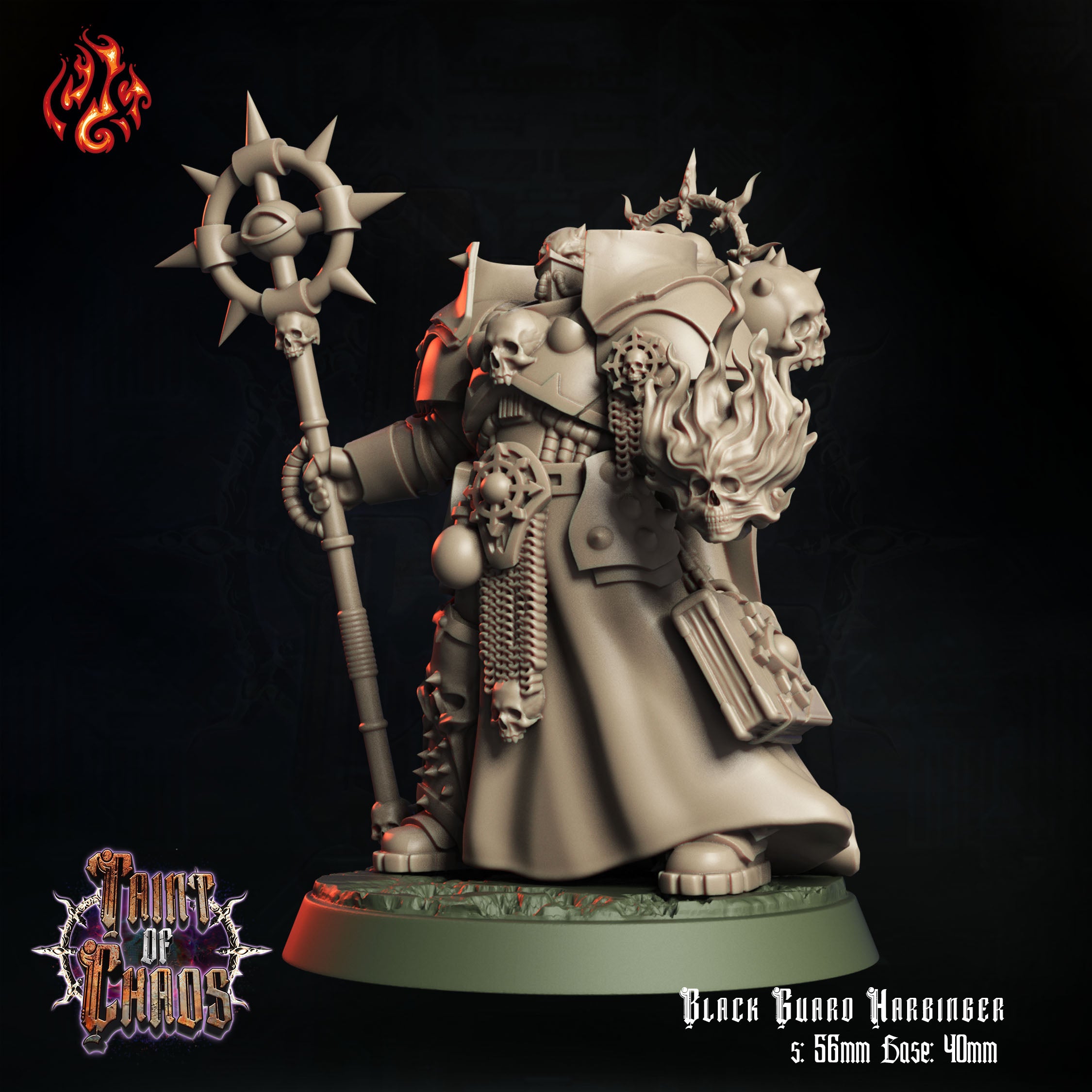 Black Guard Harbinger - aus der Reihe Taint of Chaos von Crippled God Foundry