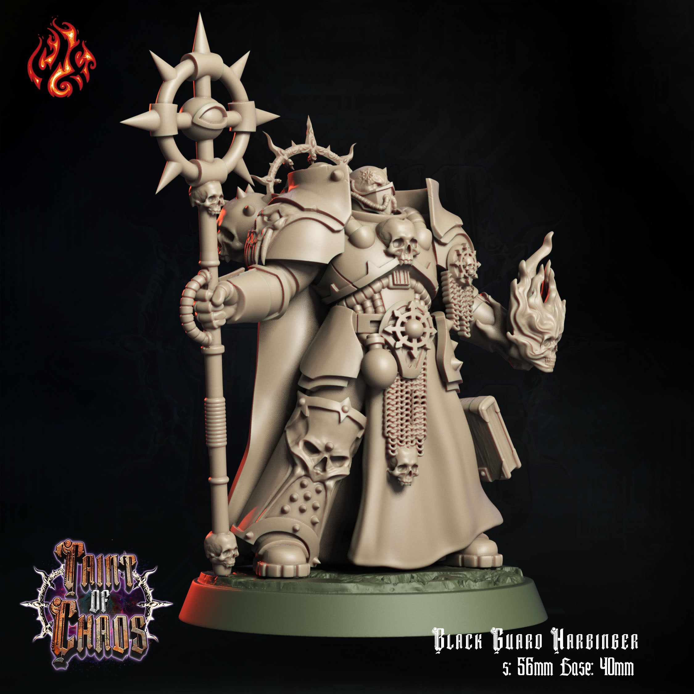 Black Guard Harbinger - aus der Reihe Taint of Chaos von Crippled God Foundry