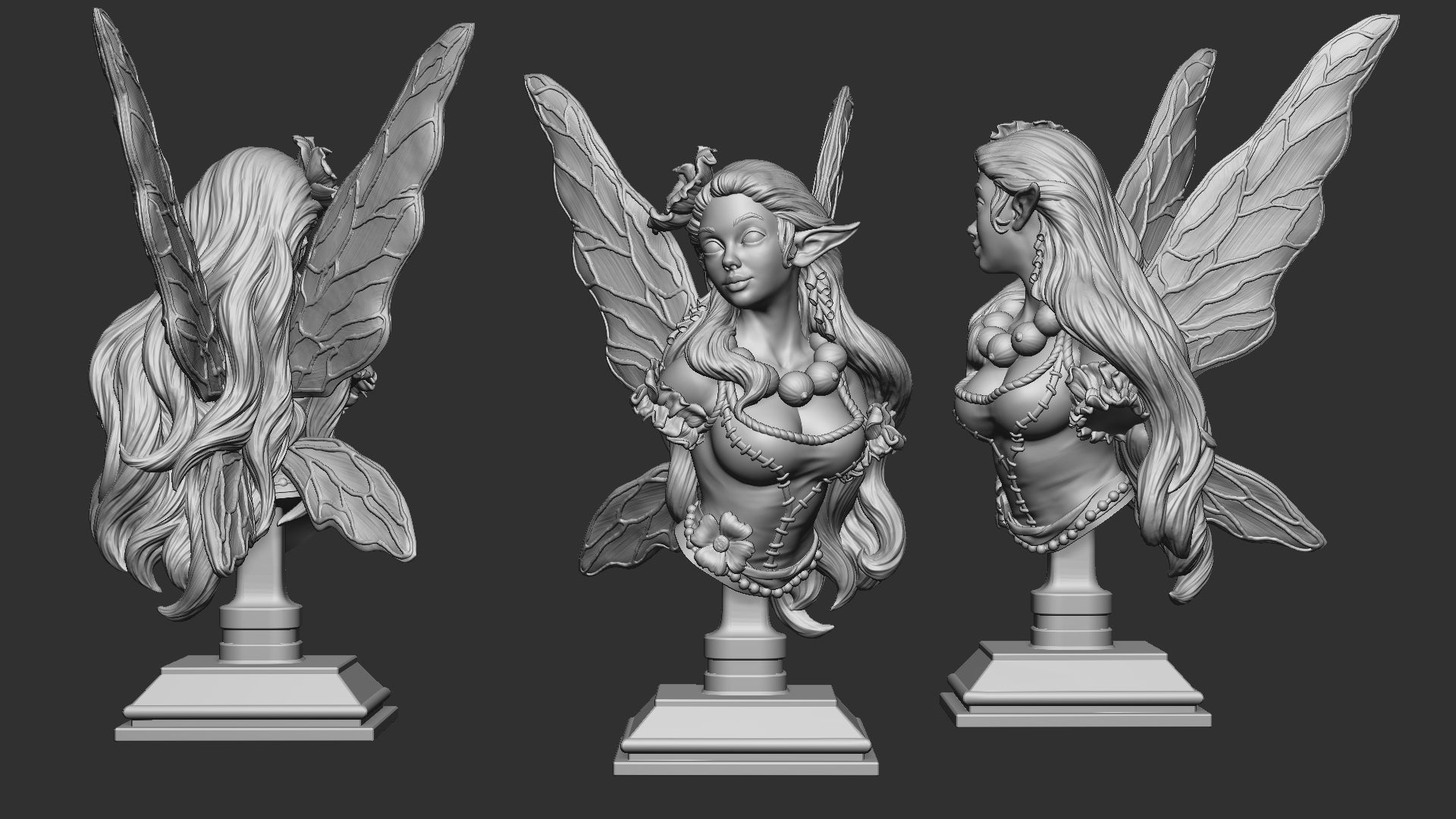 Blossomwing - Bust aus der Reihe Thorns and Whispers von White Werewolf Tavern