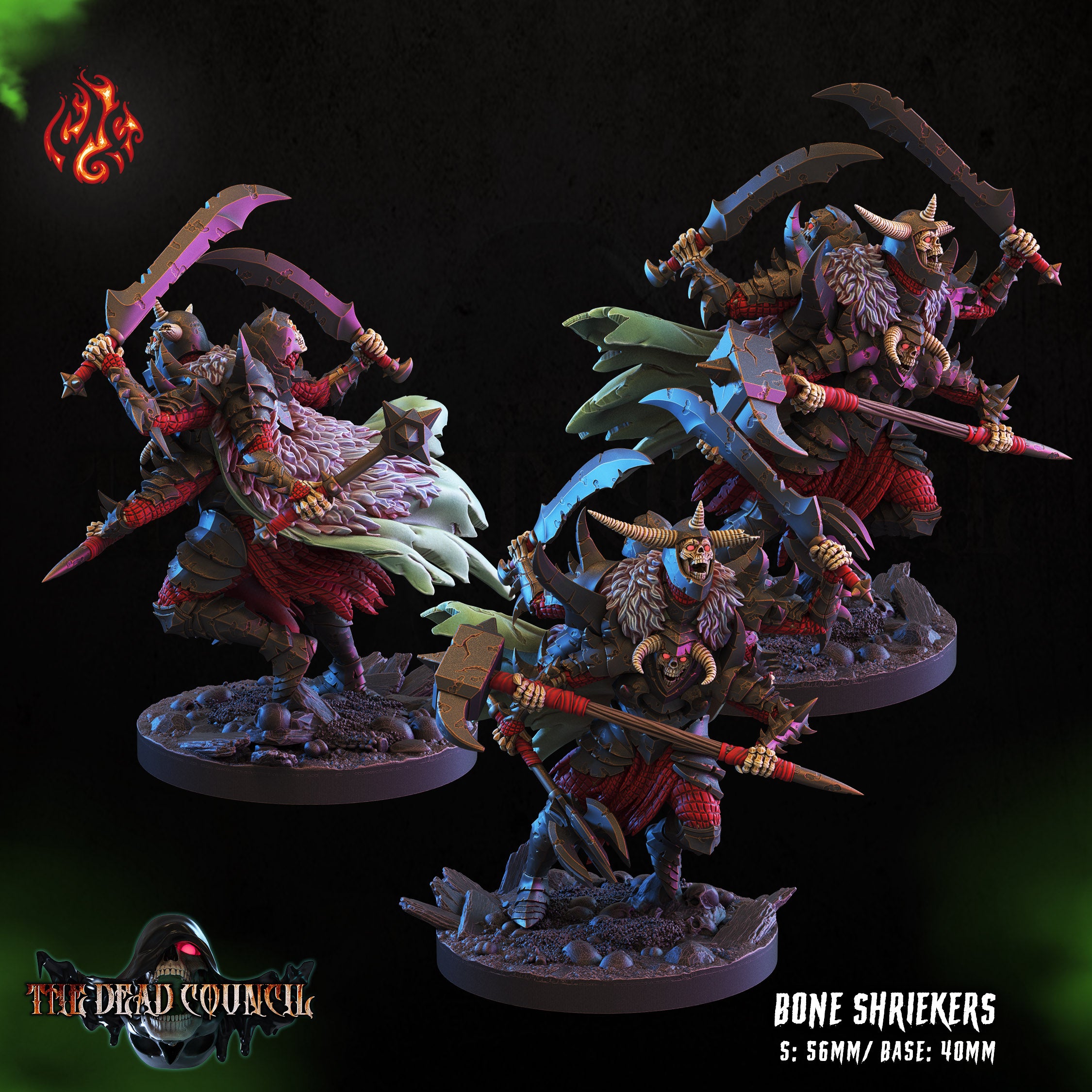 Bone Shriekers - aus der Reihe The Dead Council von Crippled God Foundry
