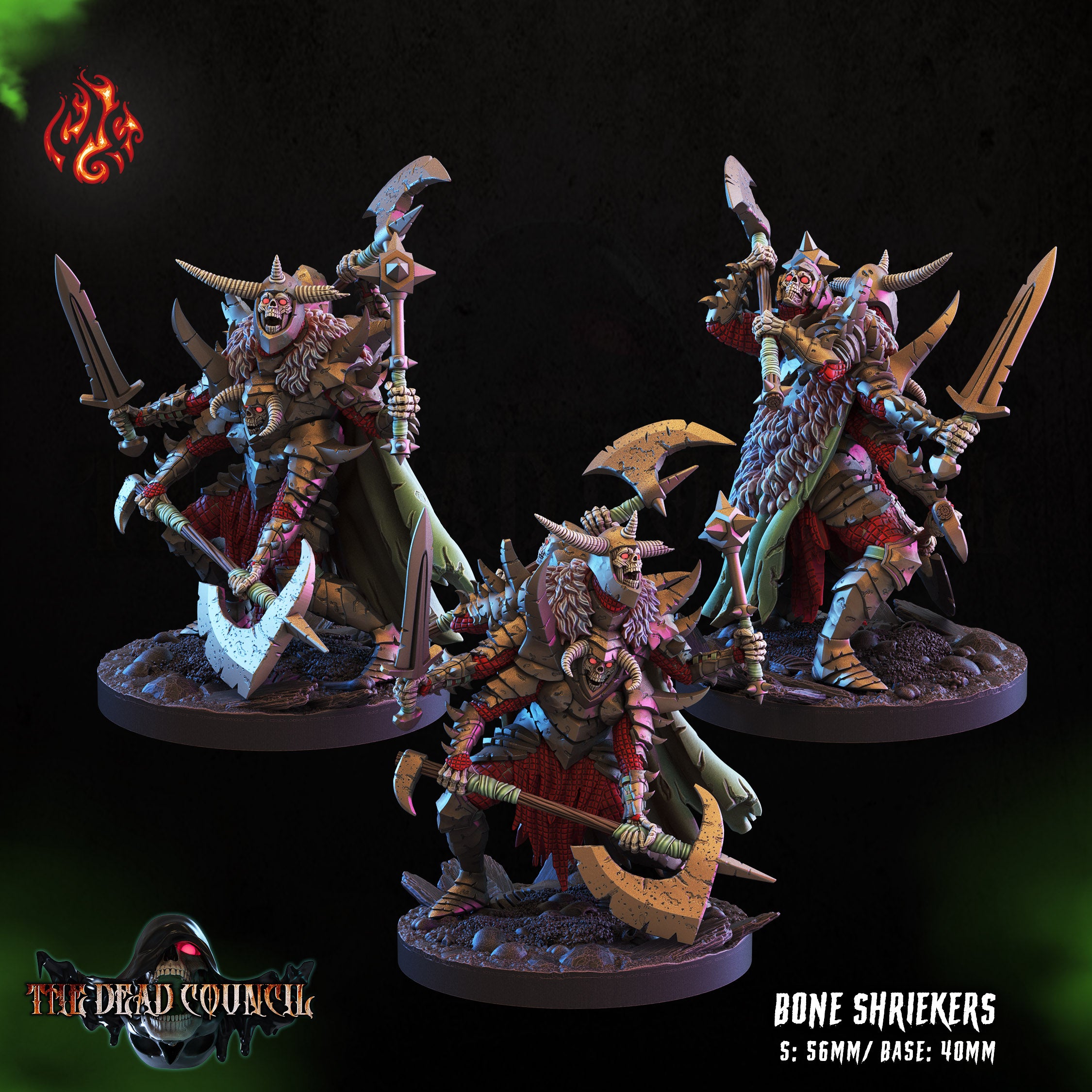 Bone Shriekers - aus der Reihe The Dead Council von Crippled God Foundry