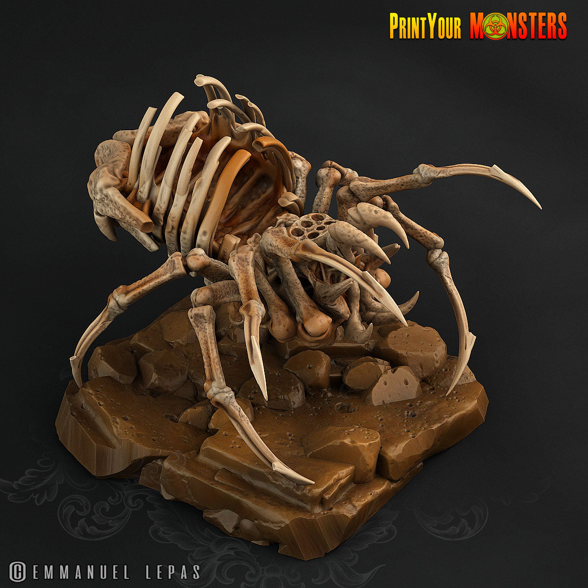 Bone Spiders - aus der Reihe Ancient Bones Pack von Print Your Monsters