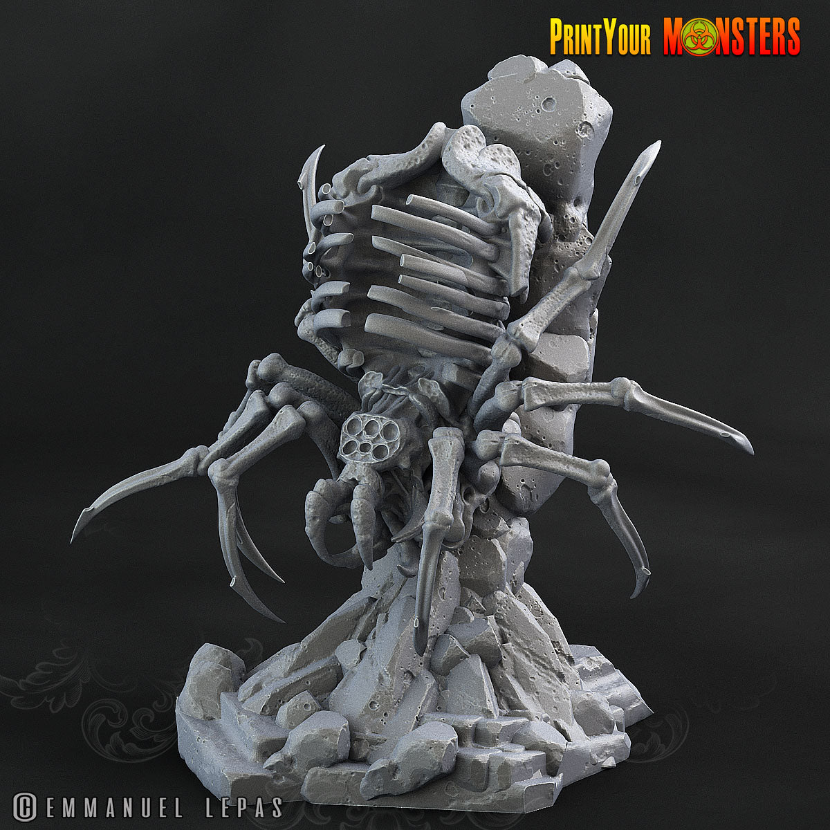 Bone Spiders - aus der Reihe Ancient Bones Pack von Print Your Monsters
