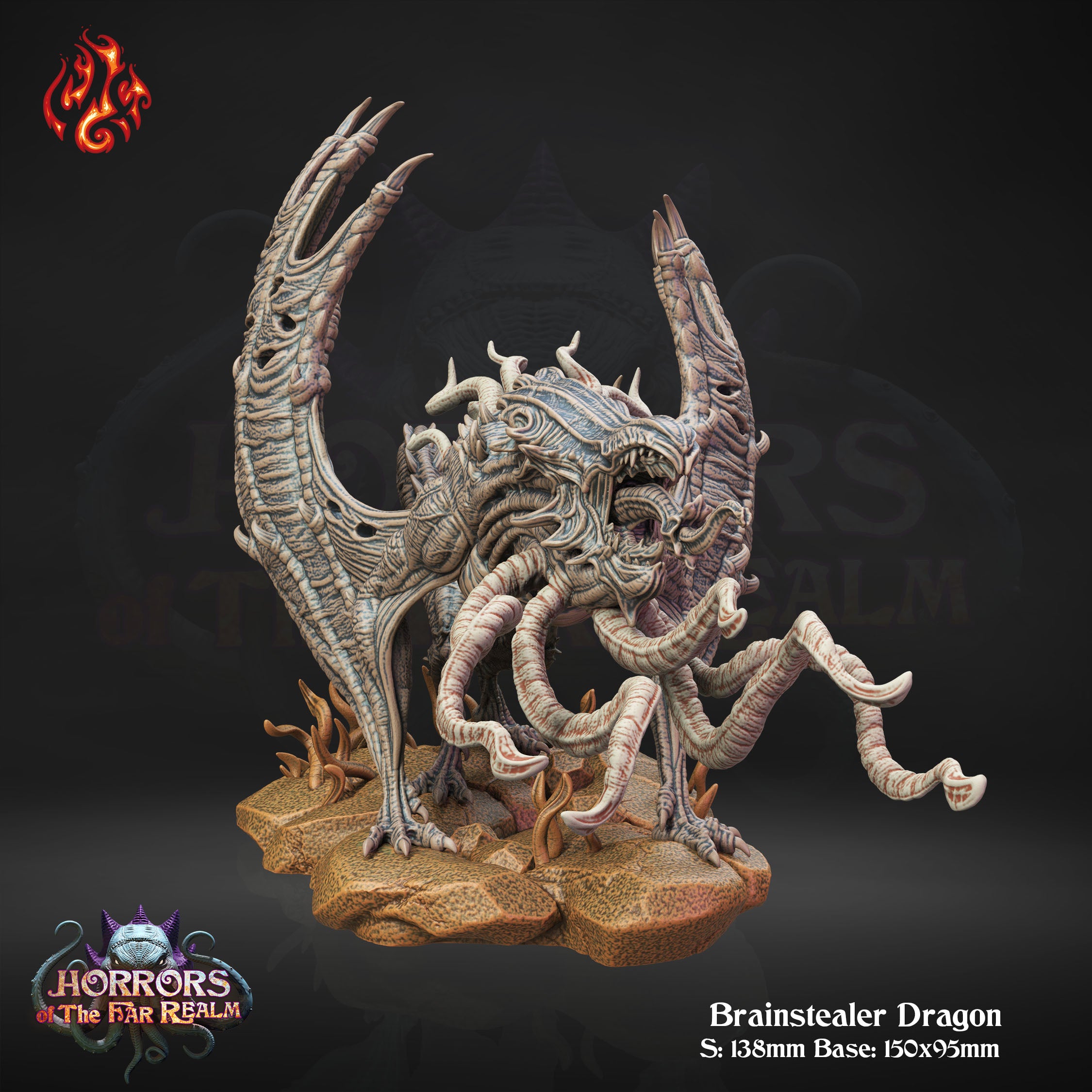 Brain Stealer Dragon - aus der Reihe Horrors of the Far Realm von Crippled God Foundry
