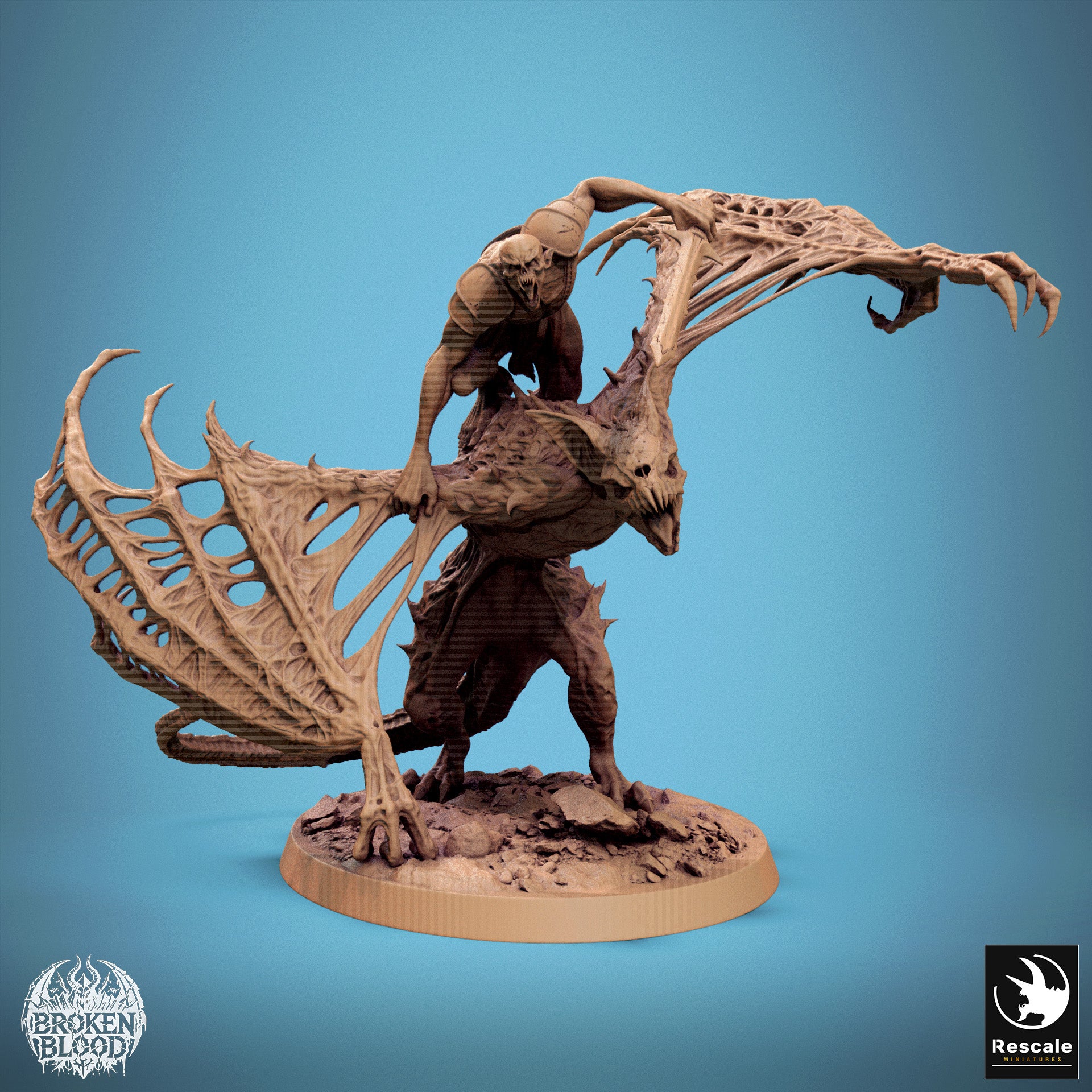 Dabeath Bat - aus der Reihe Broken Blood von Rescale Miniatures