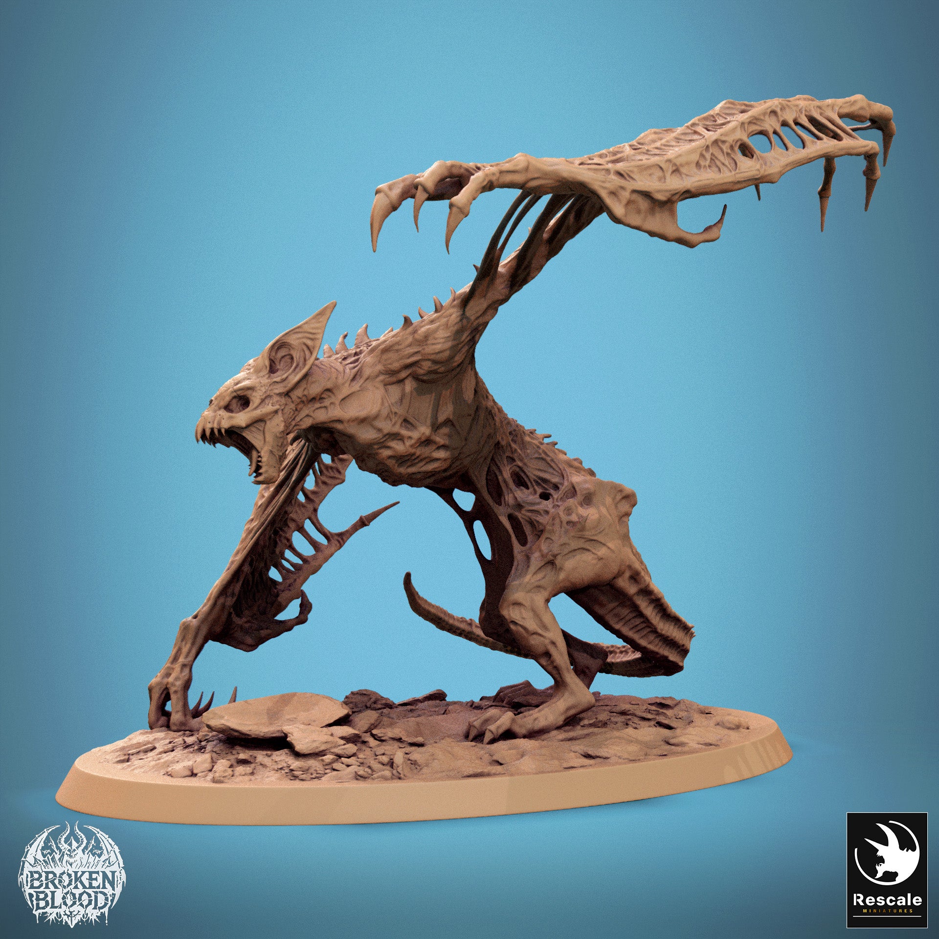 Dabeath Bat - aus der Reihe Broken Blood von Rescale Miniatures