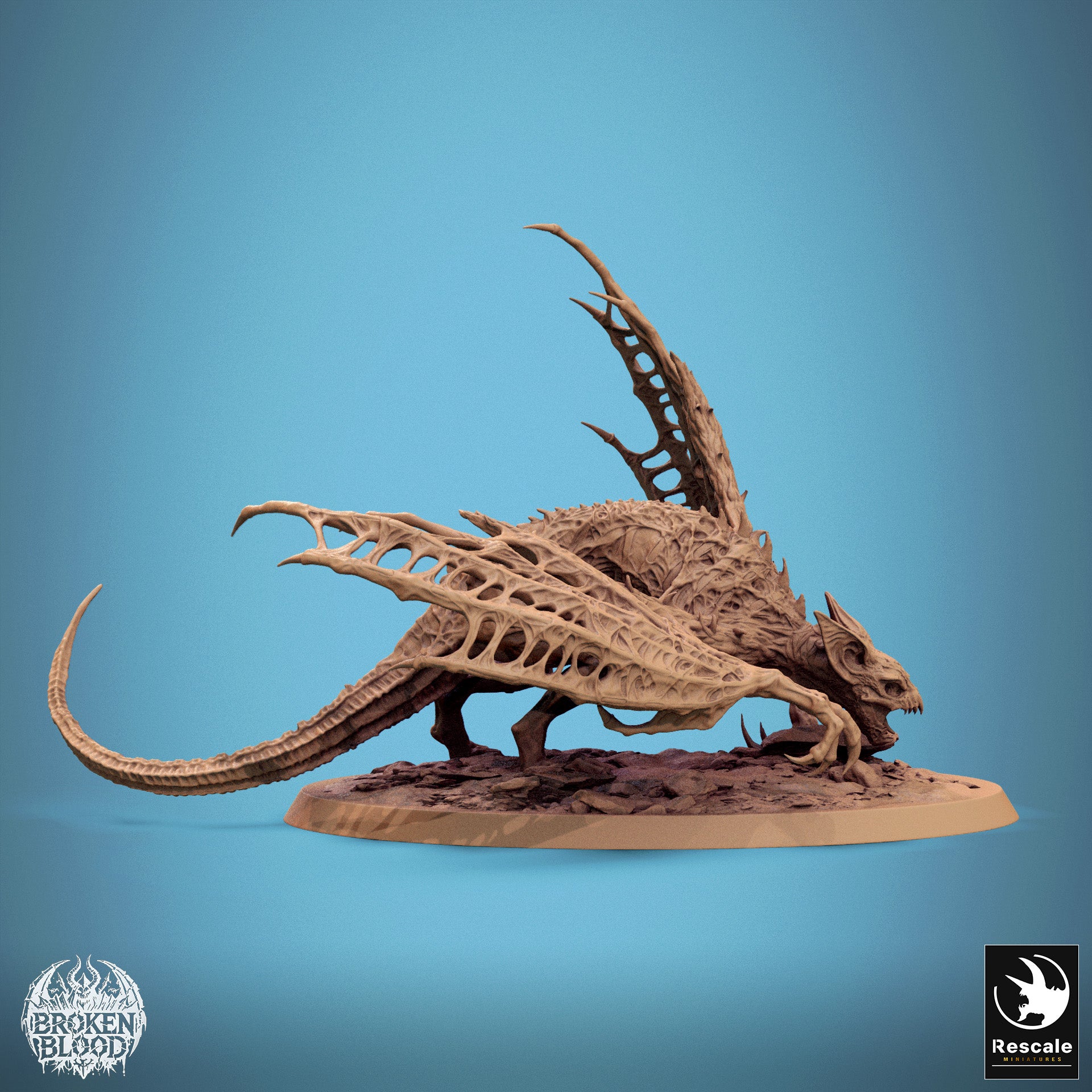 Dabeath Bat - aus der Reihe Broken Blood von Rescale Miniatures