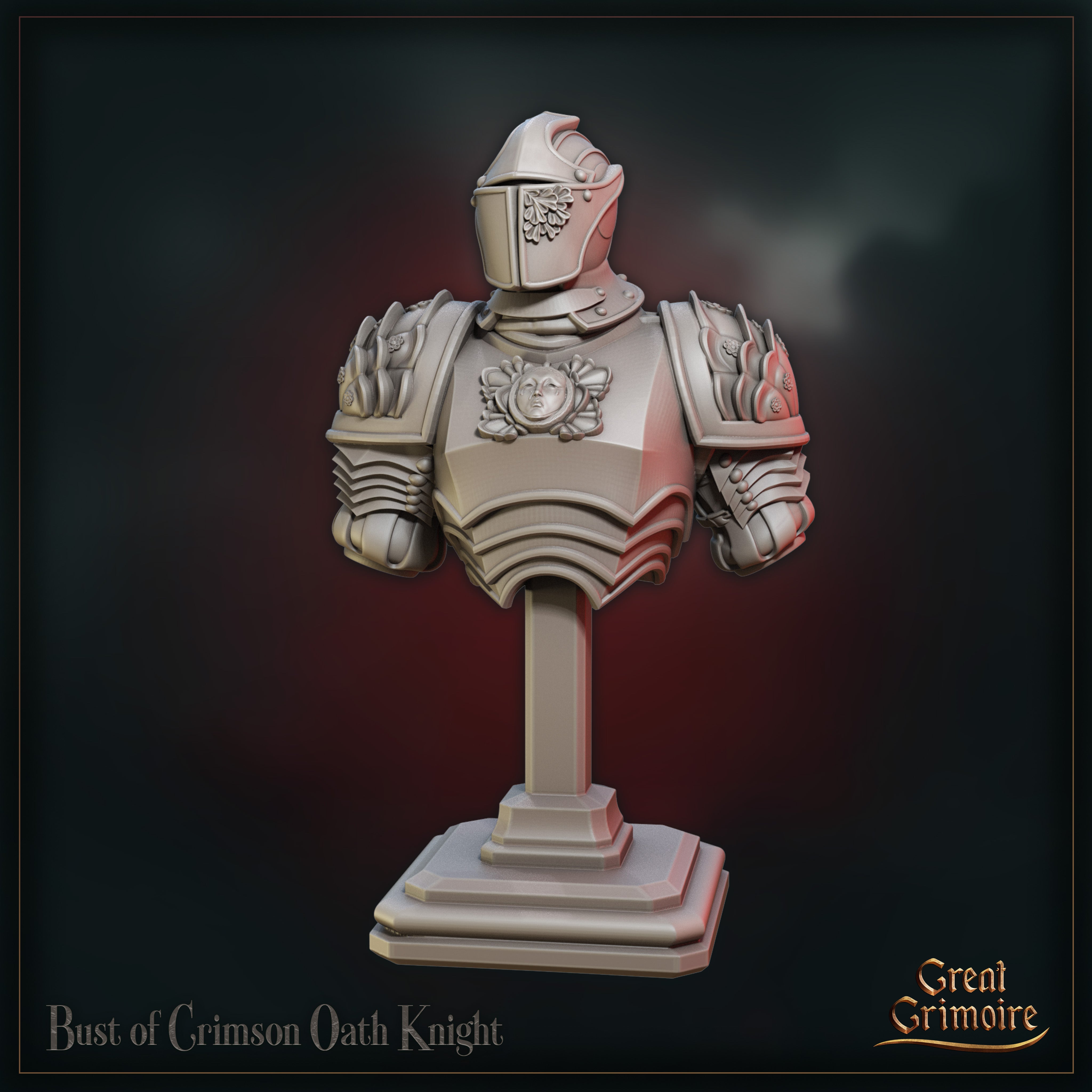 Crimson Oath Knight - Bust aus der Reihe Tournament of the Damned von Great Grimoire