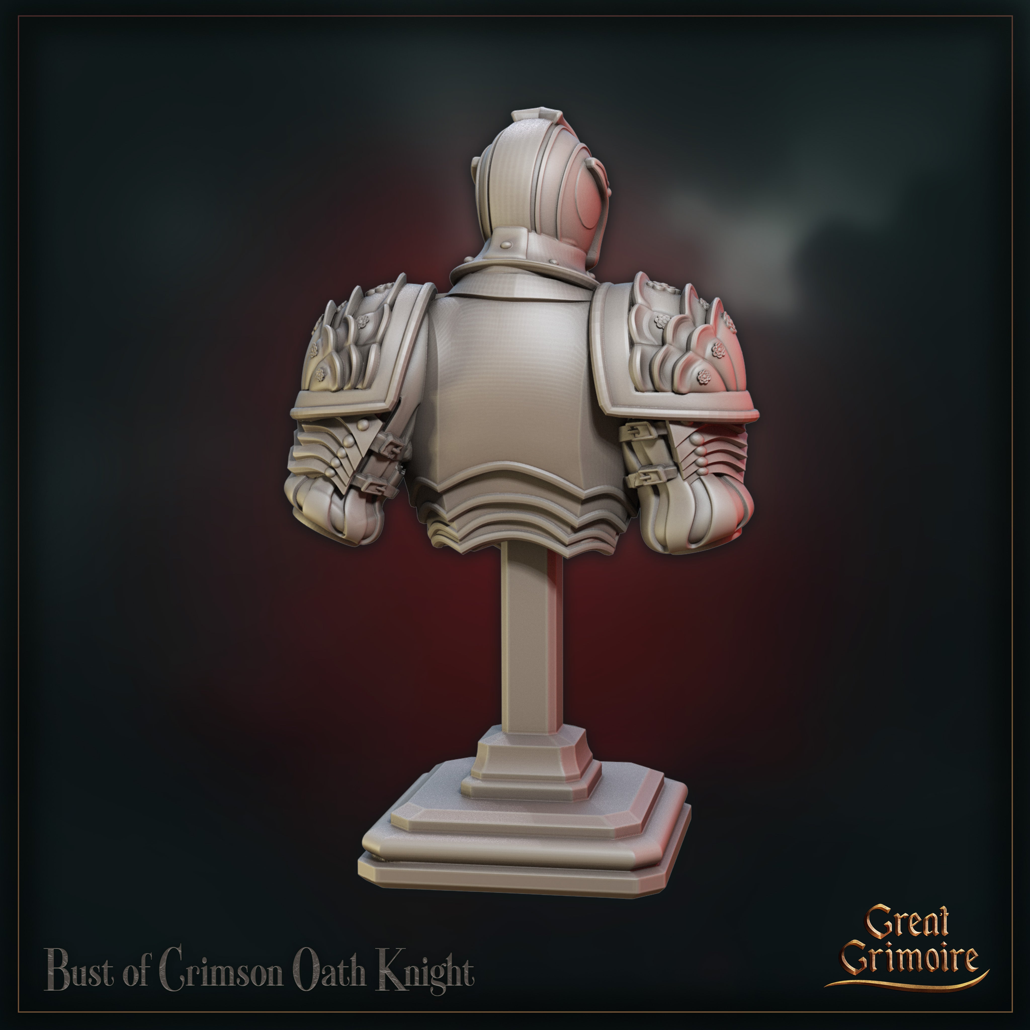 Crimson Oath Knight - Bust aus der Reihe Tournament of the Damned von Great Grimoire