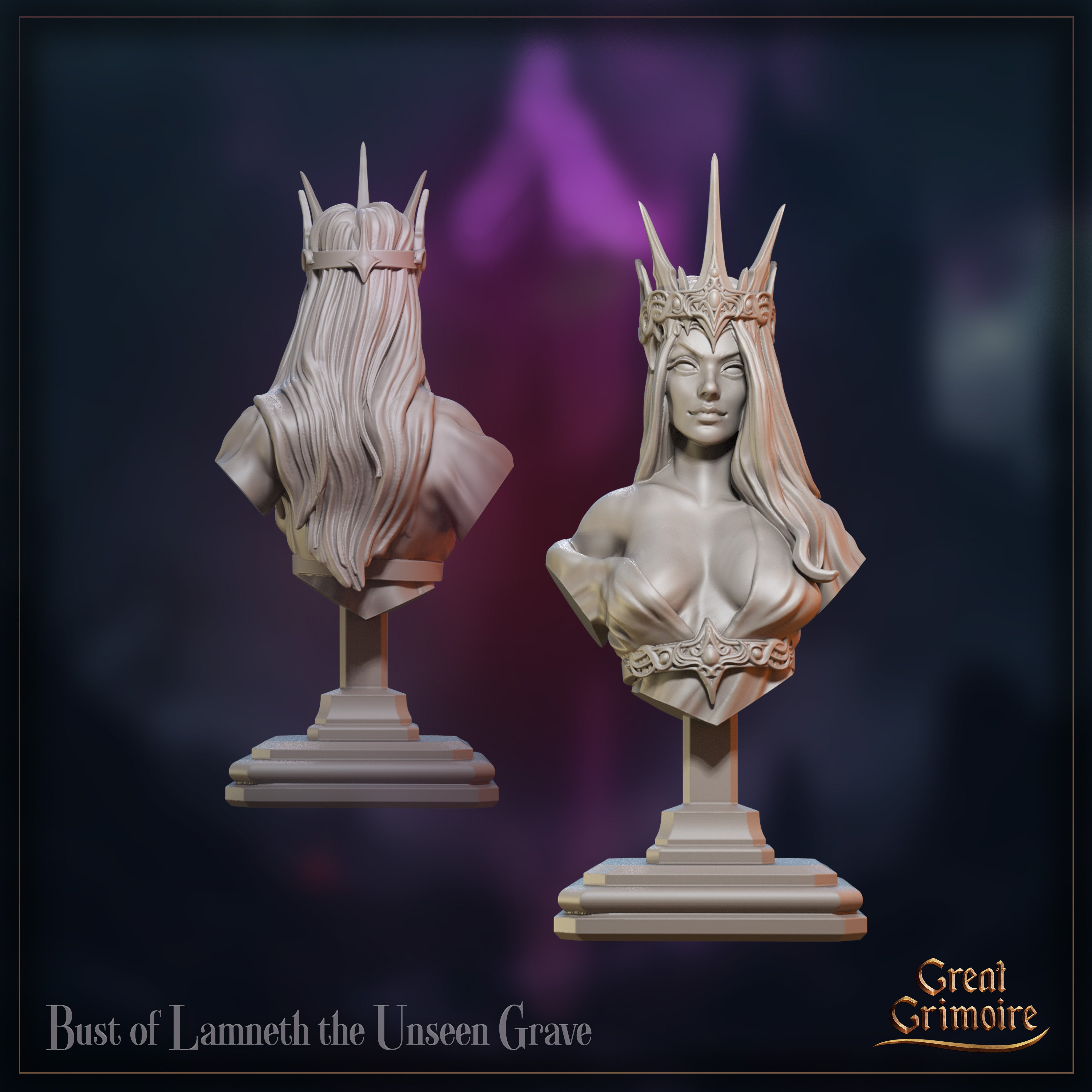Lamneth the Unseen Grave - Bust aus der Reihe Dark Messiah von Great Grimoire