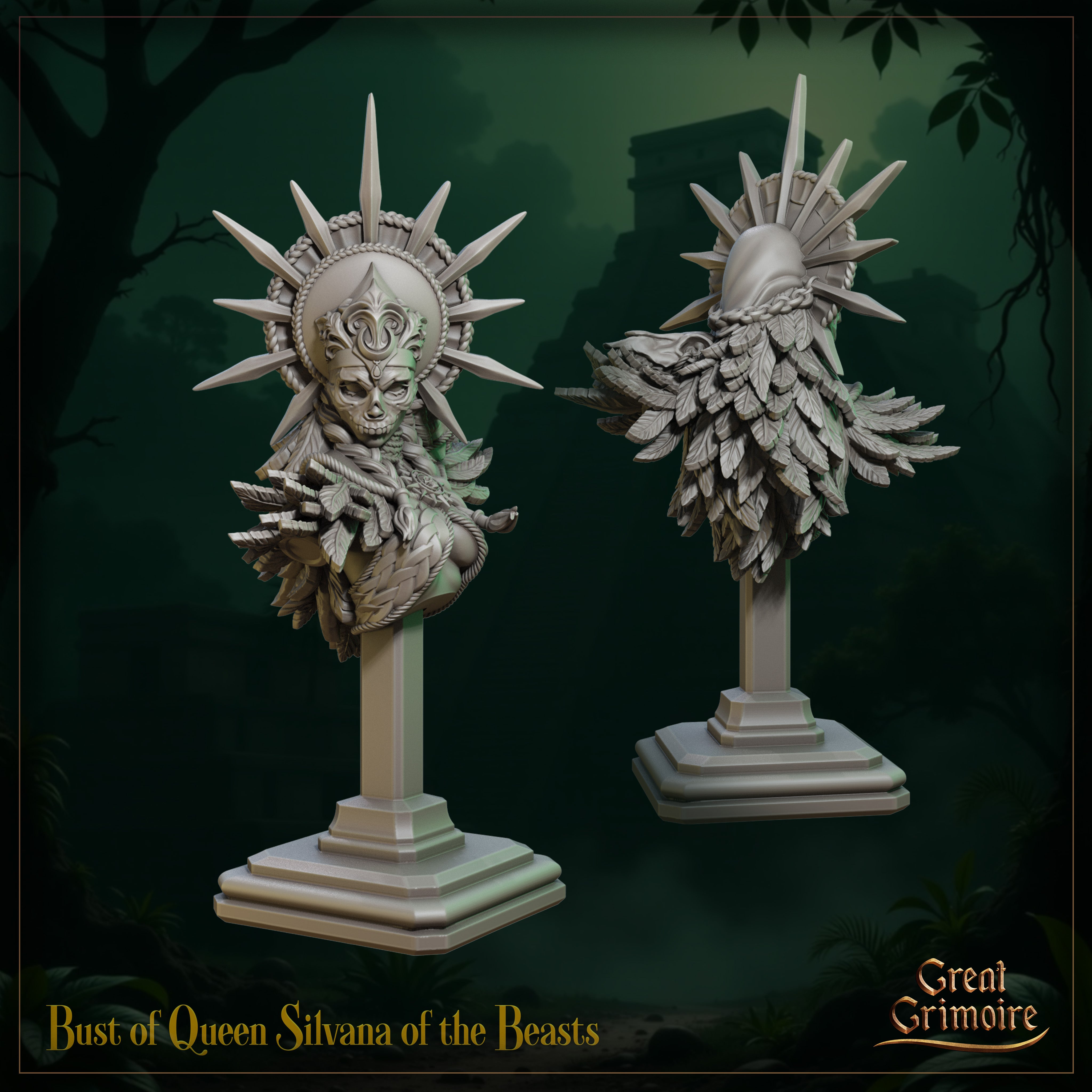 Queen Silvana of the Beasts - Bust aus der Reihe The last Roar of the Beast von Great Grimoire