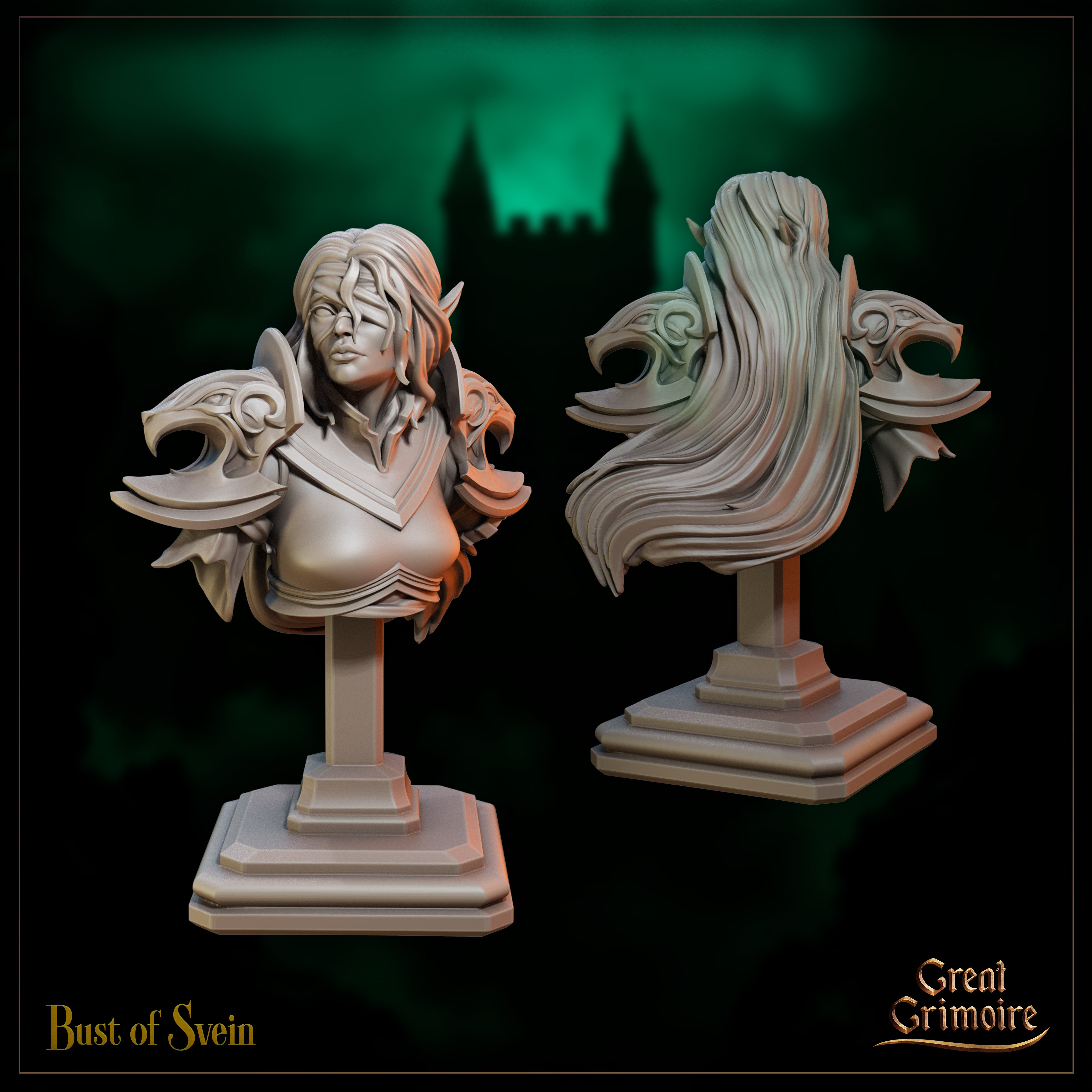Svein Bust - Cursed Bastion - Great Grimoire
