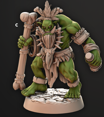 Blood Shaman - Iron Skull Orcs - Cast n Play