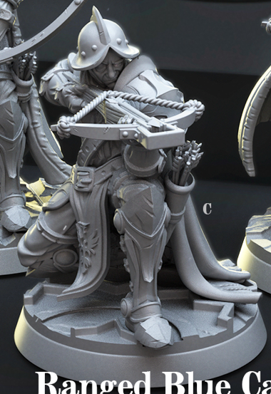 Ranged Blue Capes - Kings Castle - Cast n Play