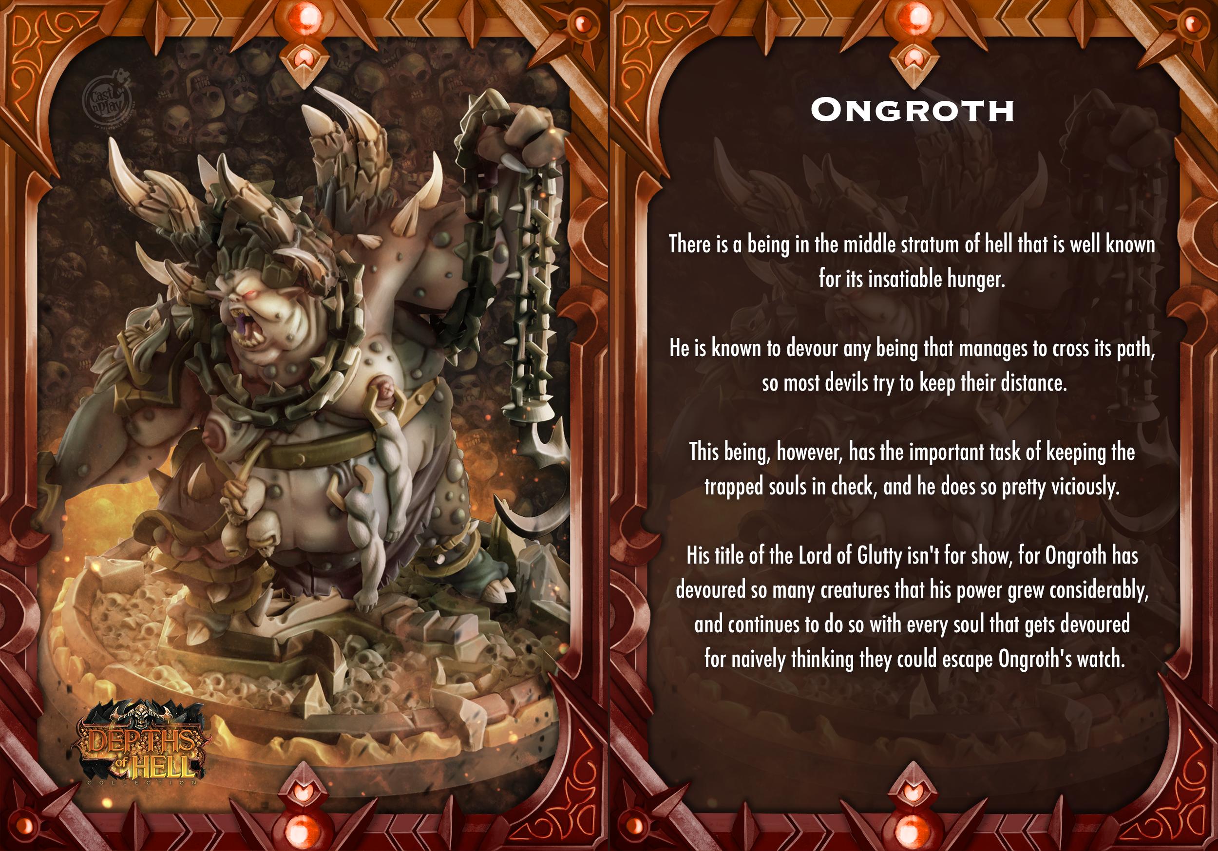 Ongroth - de la série Les Profondeurs de l'Enfer par Cast n Play