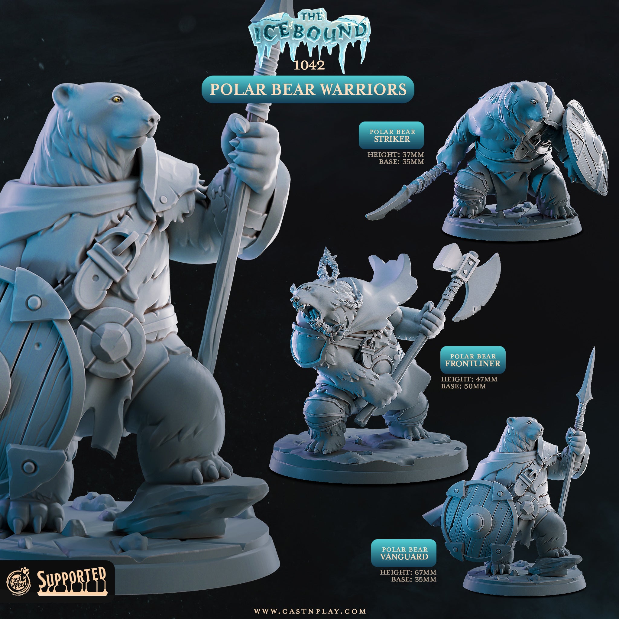 Polar Bear Warriors - The Icebound - Cast n Play