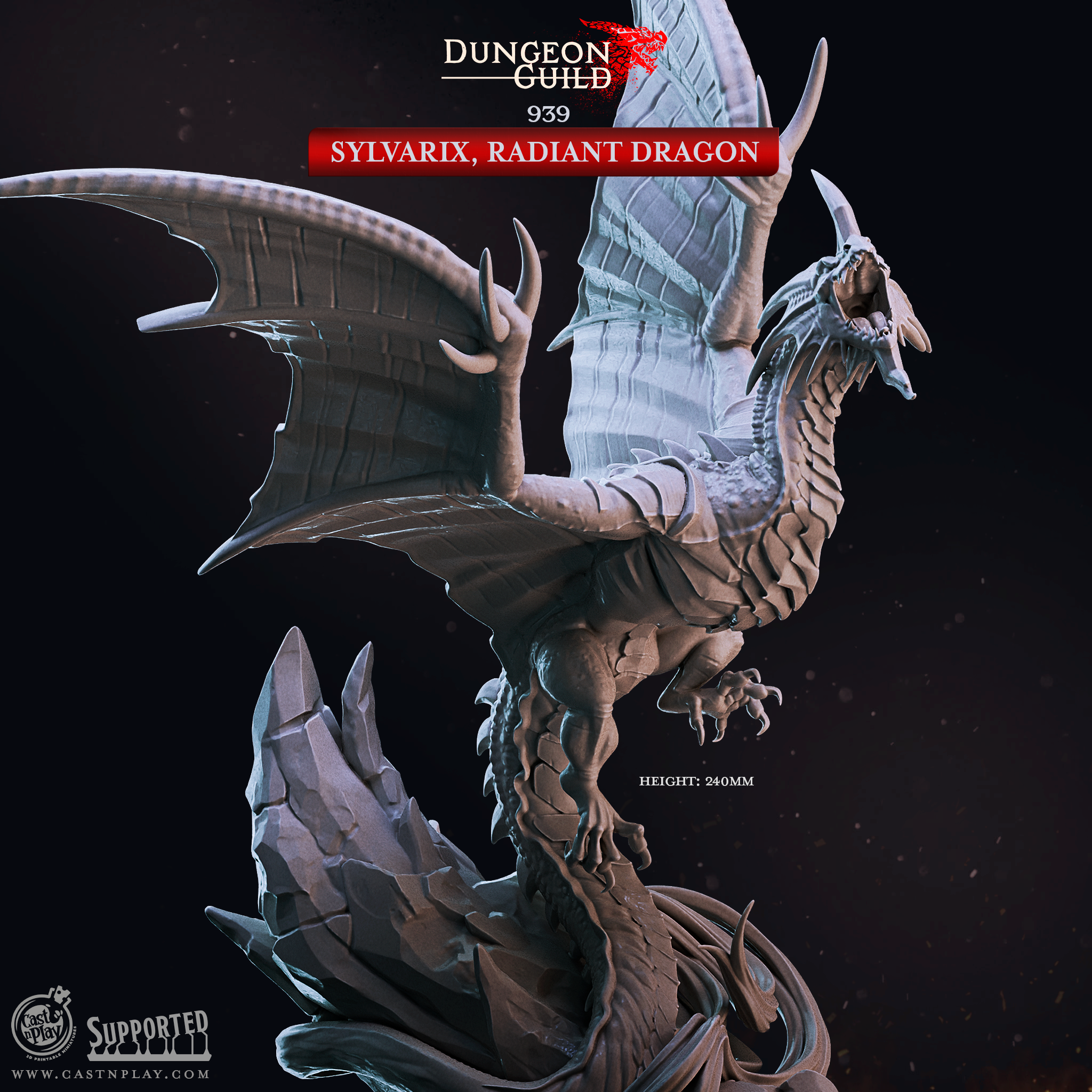 Sylvarix, Radiant Dragon - aus der Reihe Dungeon Guild von Cast n Play