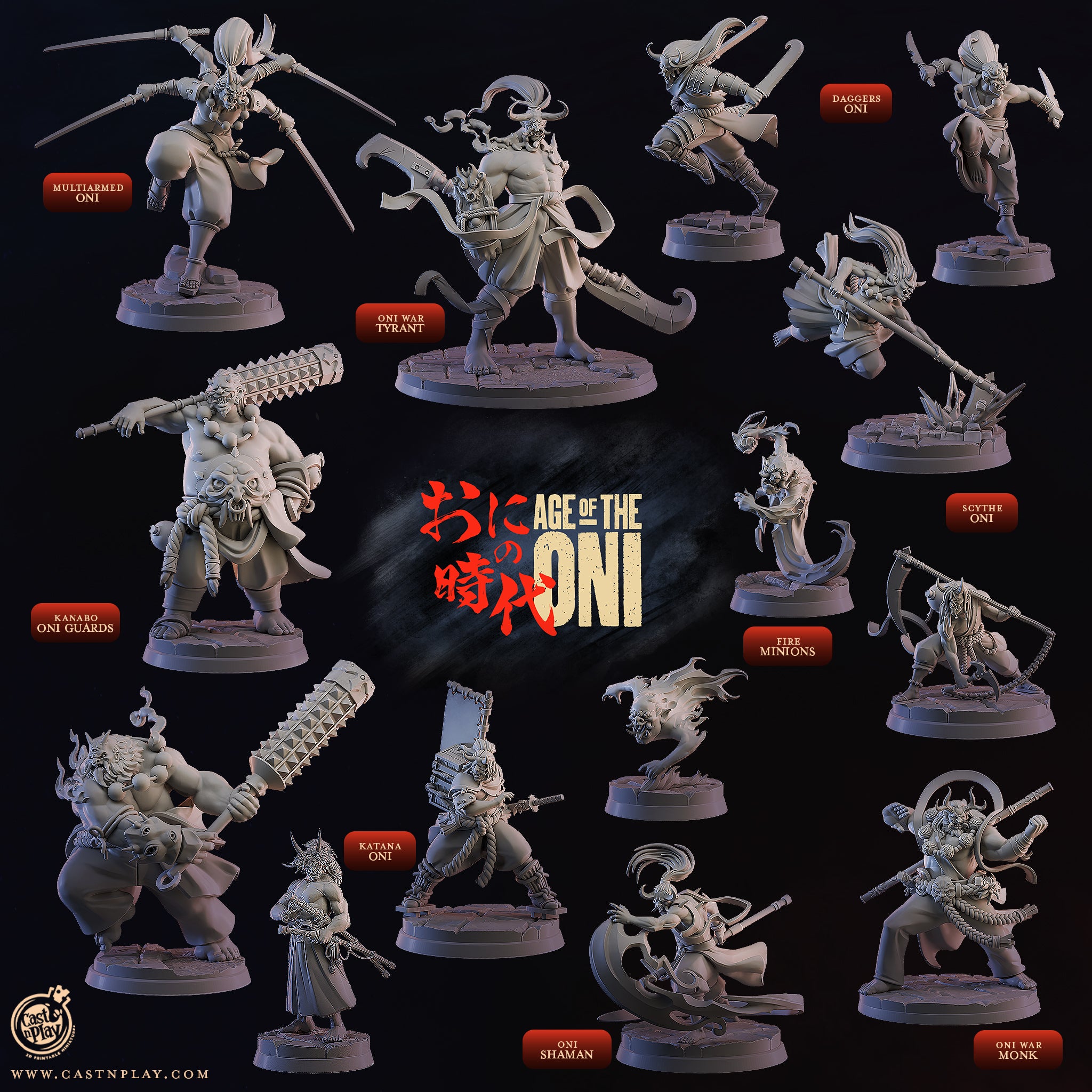 Katana Oni - Age of the Oni - Cast n Play