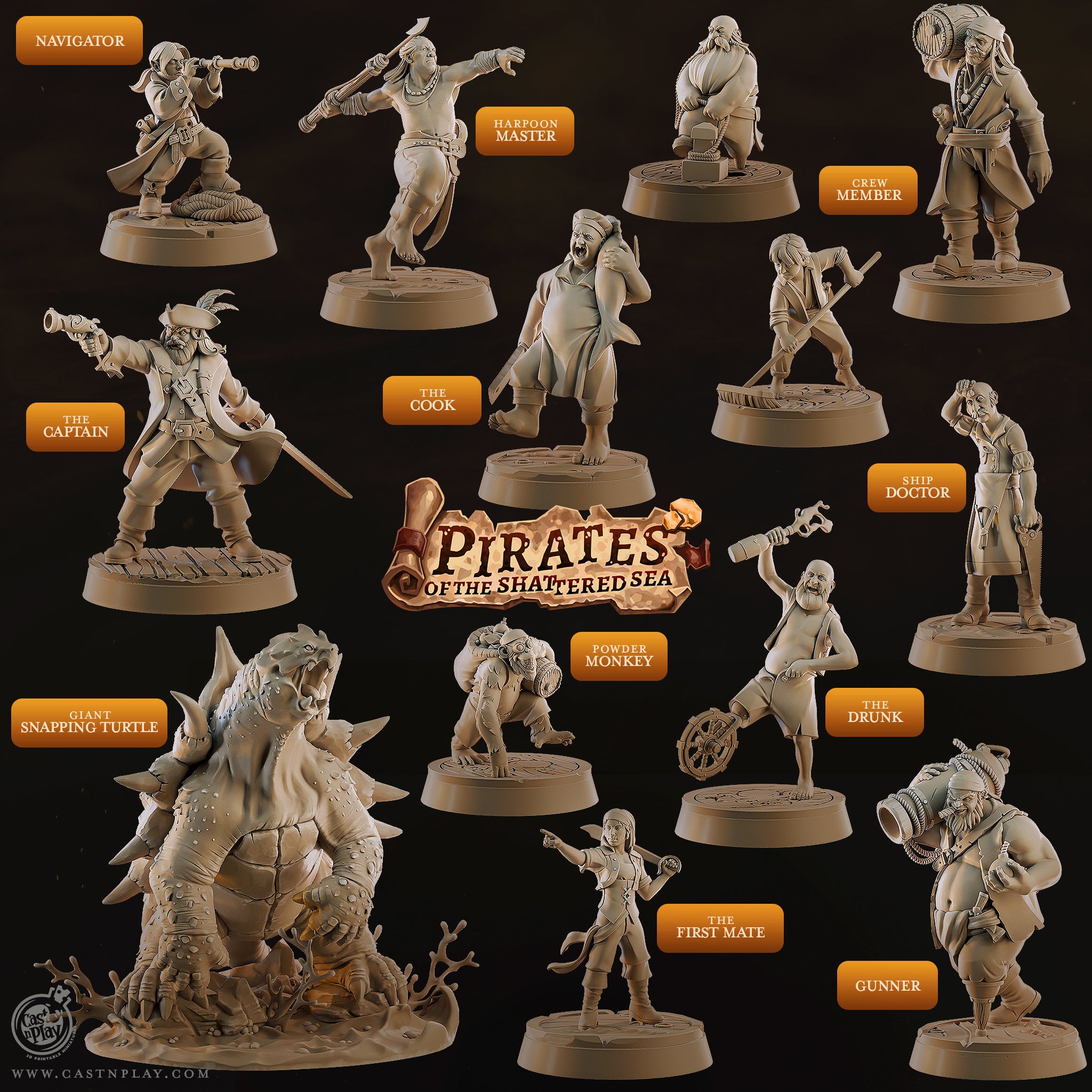 Crew Member - Pirates of the Shattered Sea - Cast n Play