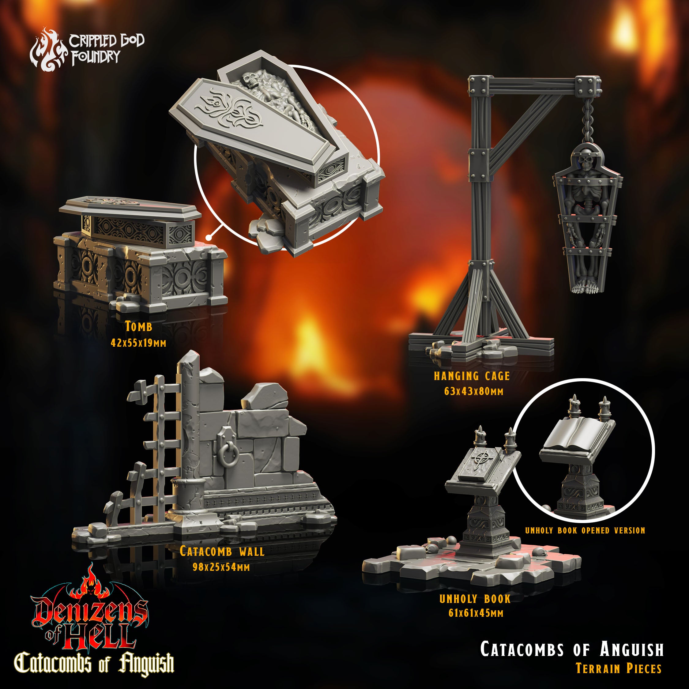 Catacombs of Anquish Terrain - aus der Reihe Catacombs of Anquish von Crippled God Foundry