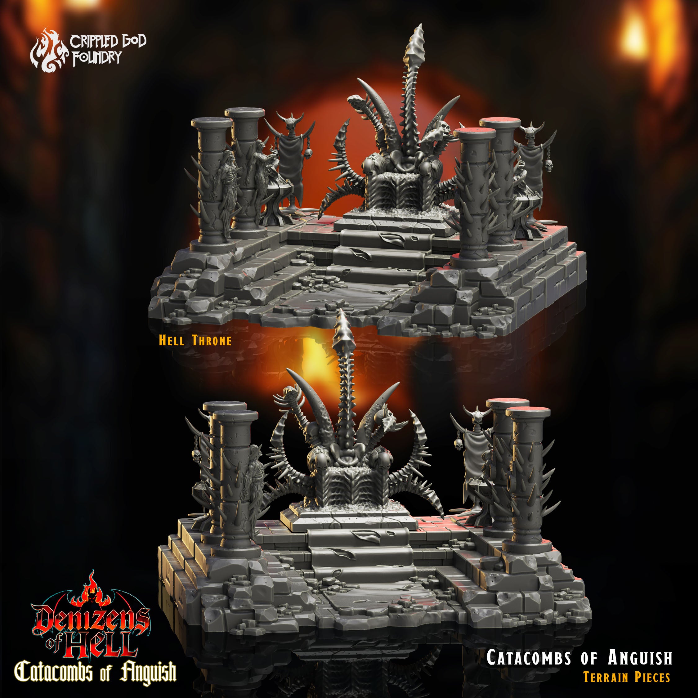 Catacombs of Anquish Terrain - aus der Reihe Catacombs of Anquish von Crippled God Foundry