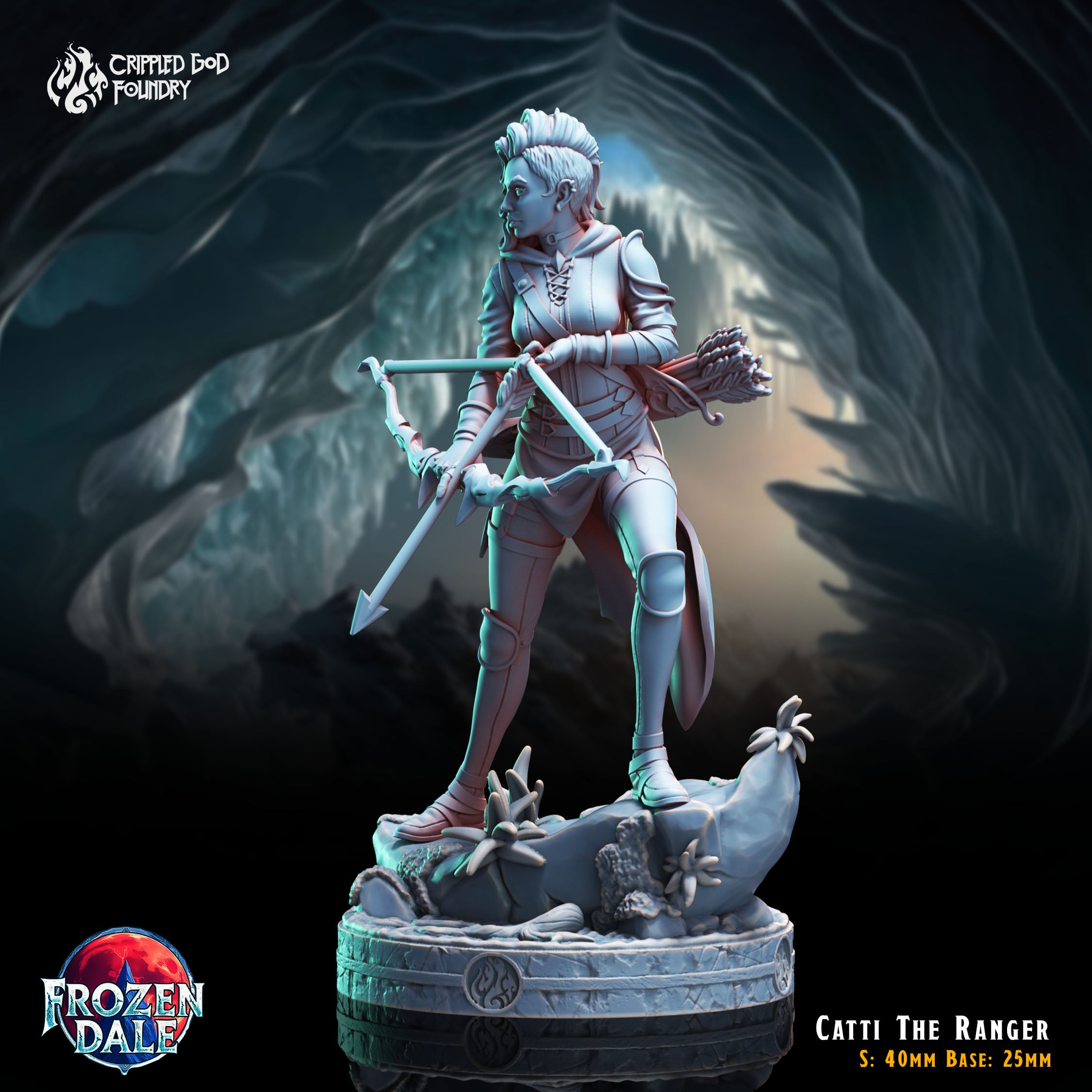 Catti the Ranger - from the Frozen Dale series by Crippled God Foundry