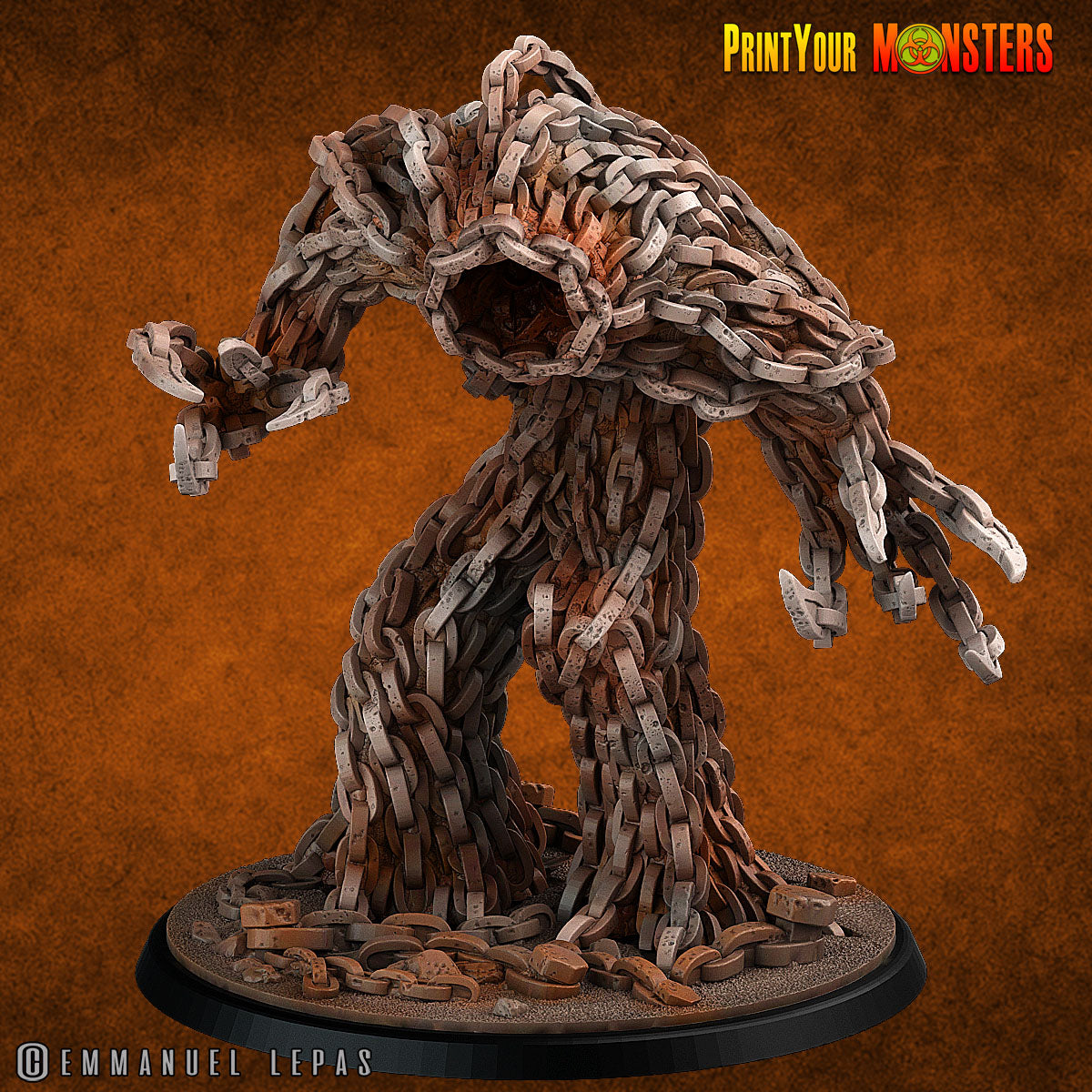 Chain Golem - aus der Reihe Golems von Print Your Monsters
