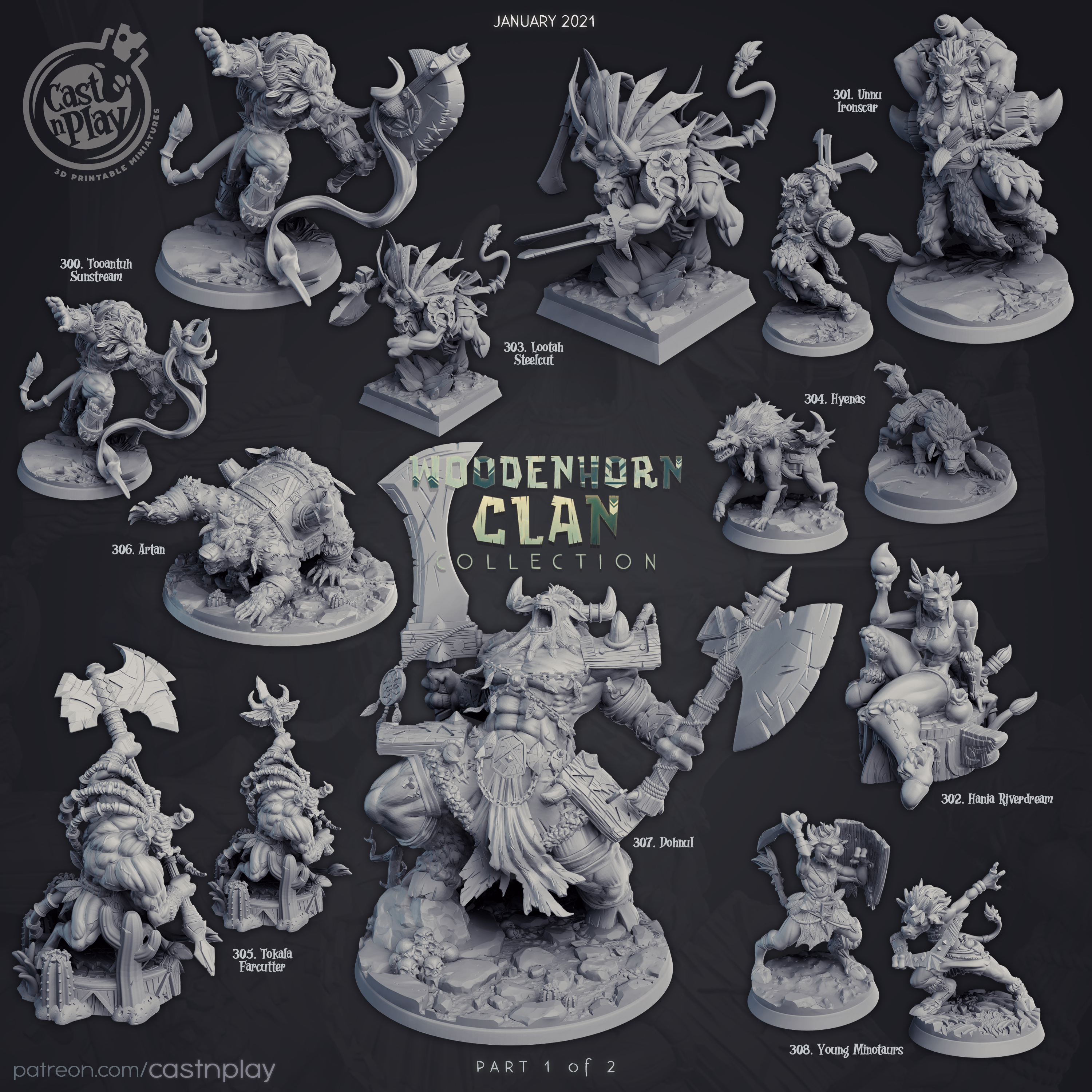 Artan - de la série Woodenhorn Clan de Cast n Play
