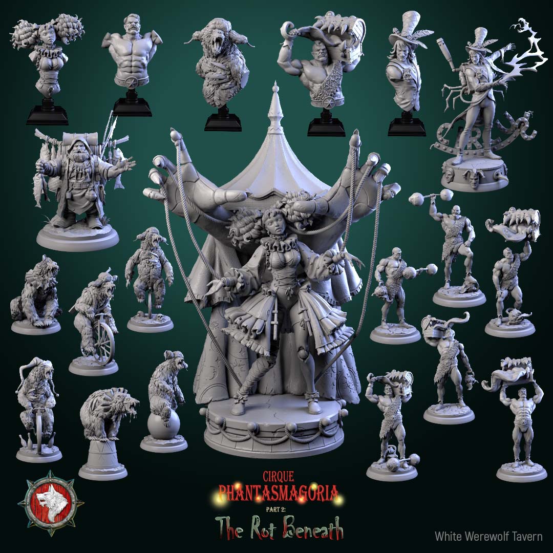 Clatterjack Cobblecart - de la série Cirque Phantasmagoria 1 par White Werewolf Tavern