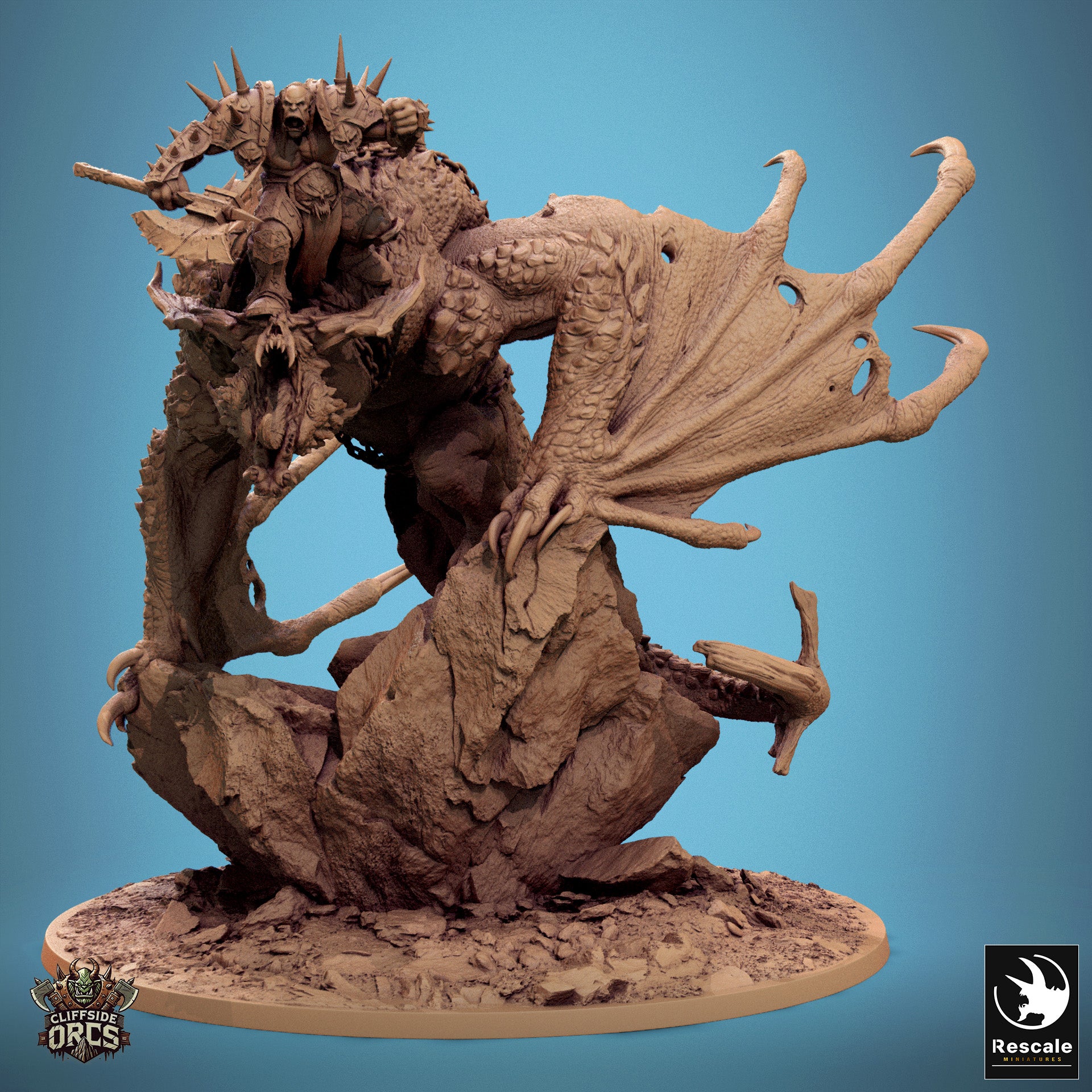Brutal Wyvern Dominion - aus der Reihe Cliffside Orcs von Rescale Miniatures