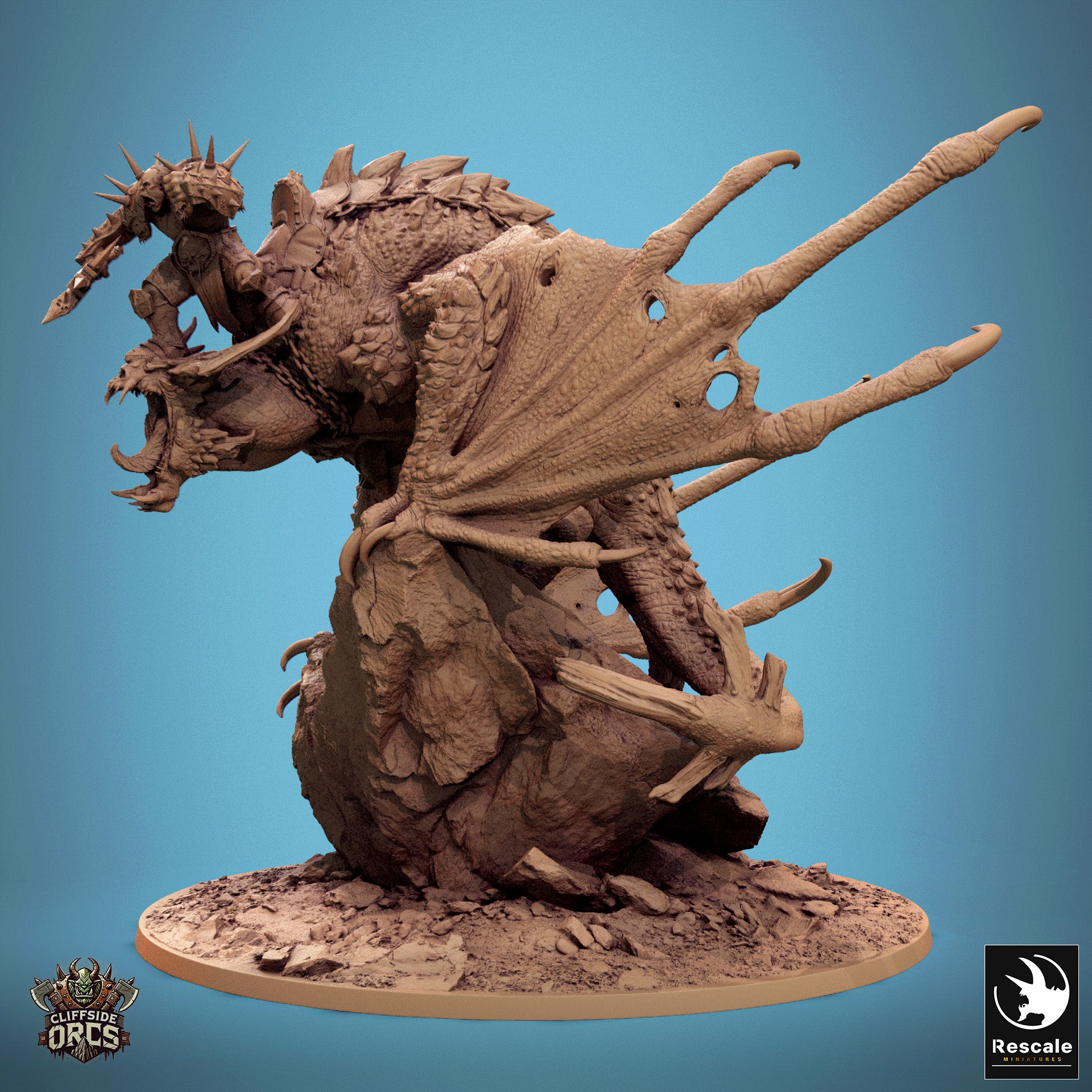 Brutal Wyvern Dominion - aus der Reihe Cliffside Orcs von Rescale Miniatures