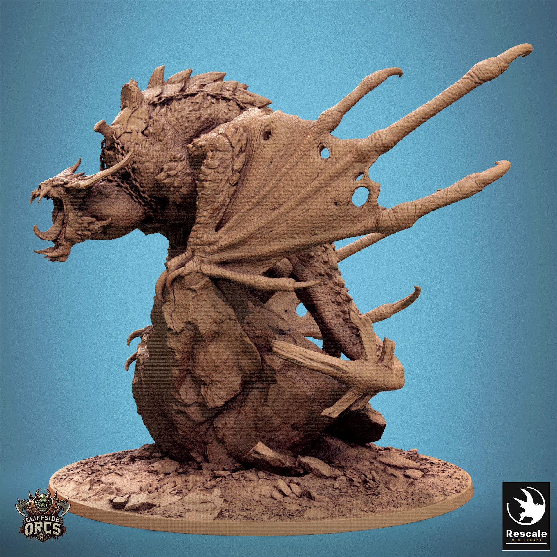 Brutal Wyvern Dominion - aus der Reihe Cliffside Orcs von Rescale Miniatures