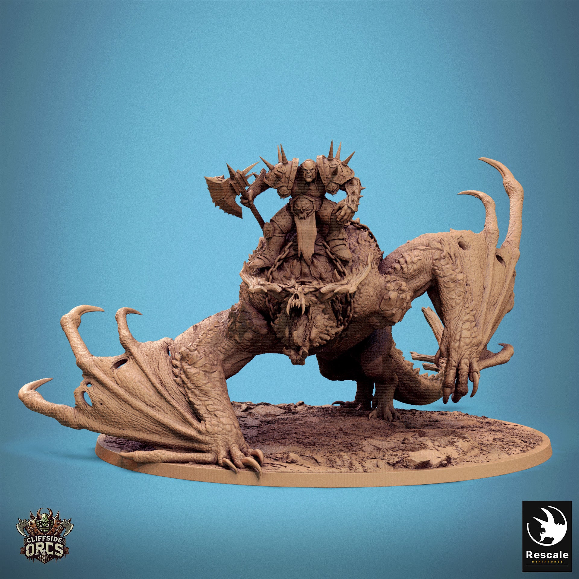 Brutal Wyvern Walk - aus der Reihe Cliffside Orcs von Rescale Miniatures