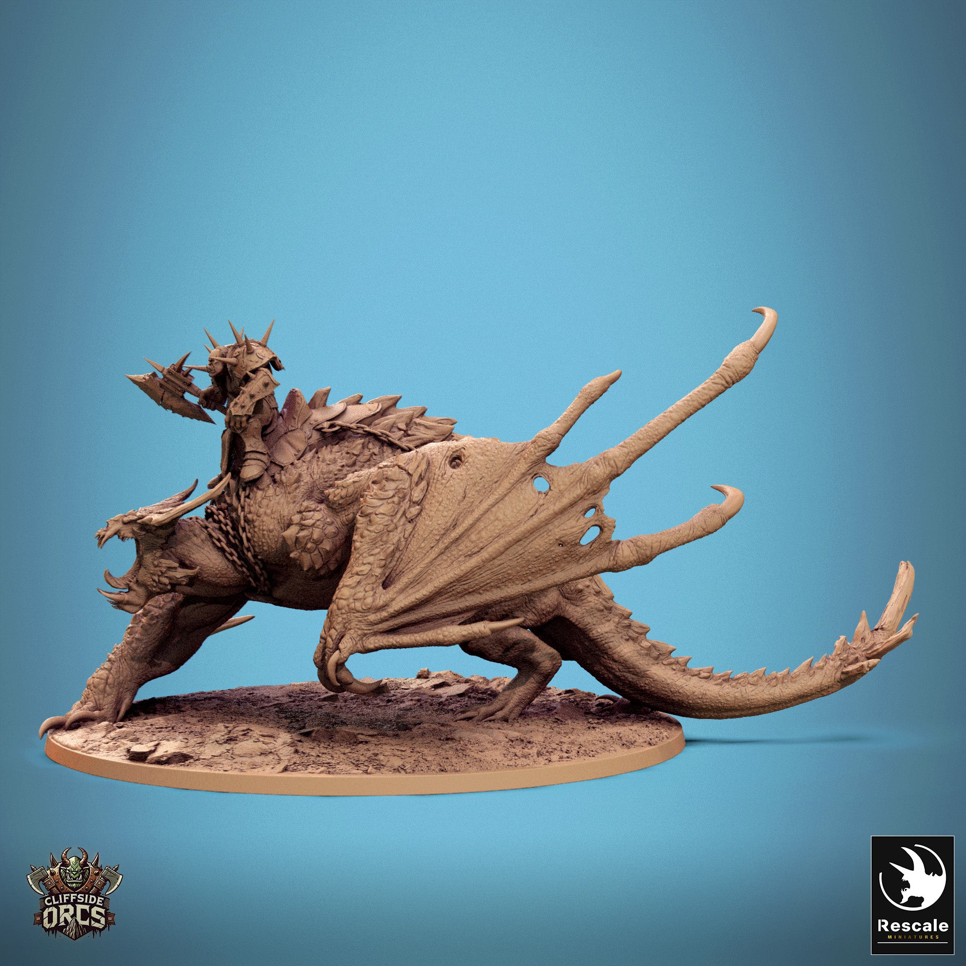 Brutal Wyvern Walk - aus der Reihe Cliffside Orcs von Rescale Miniatures