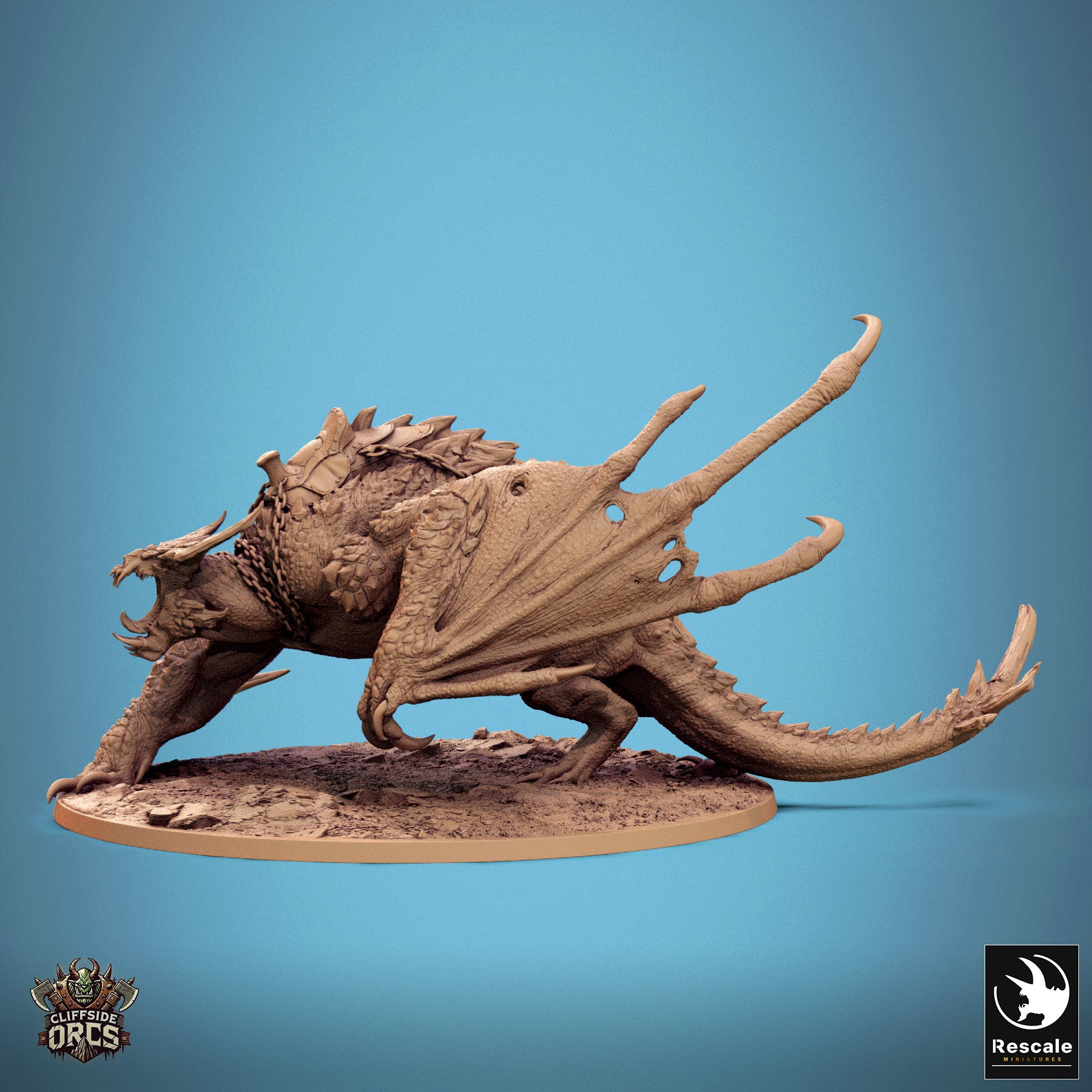 Brutal Wyvern Walk - aus der Reihe Cliffside Orcs von Rescale Miniatures
