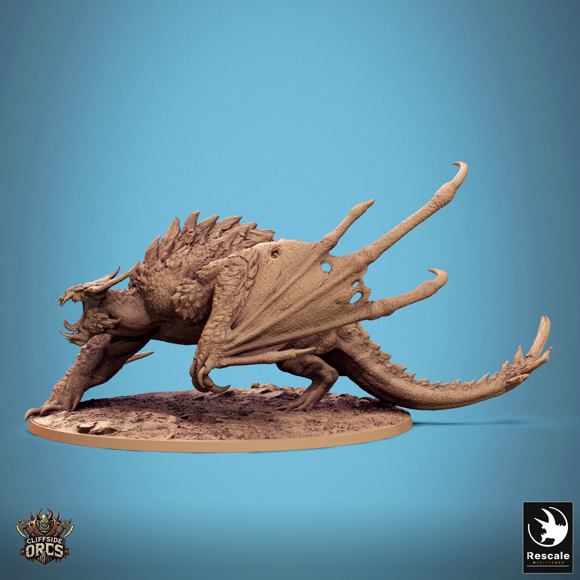 Brutal Wyvern Walk - aus der Reihe Cliffside Orcs von Rescale Miniatures