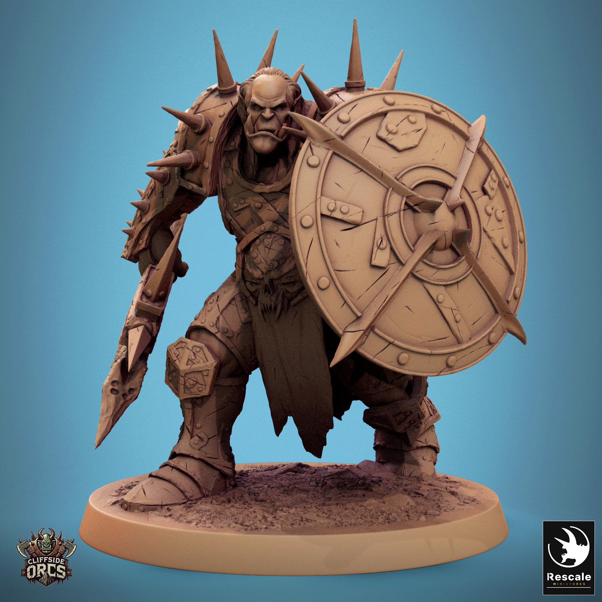 Brutal Orc - aus der Reihe Cliffside Orcs von Rescale Miniatures