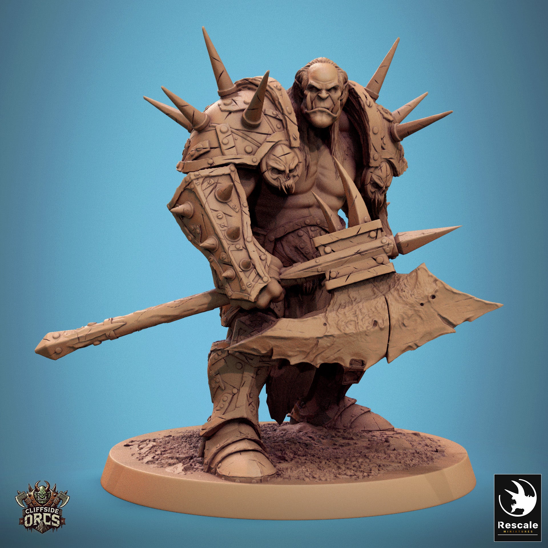 Brutal Orc - aus der Reihe Cliffside Orcs von Rescale Miniatures