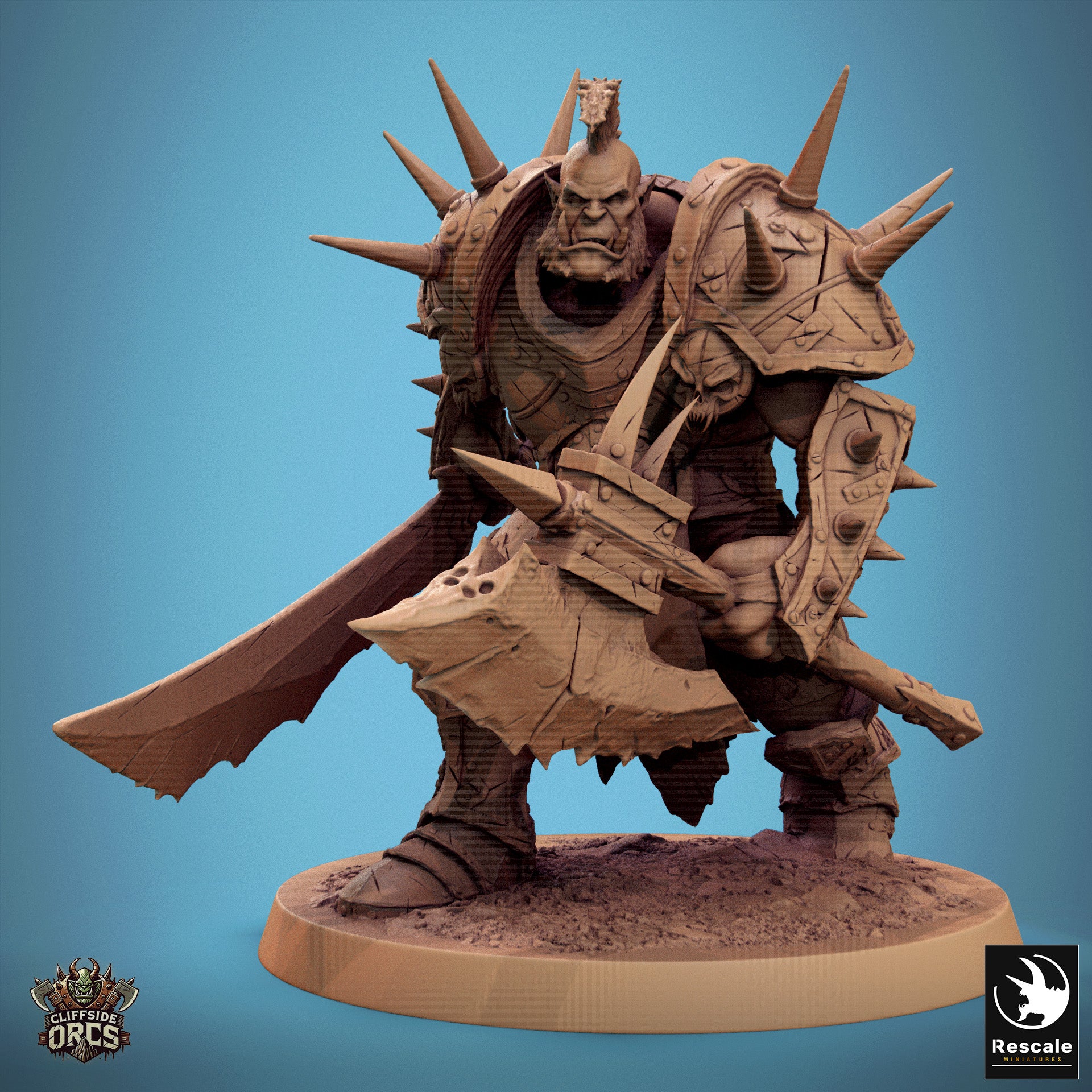 Brutal Orc - aus der Reihe Cliffside Orcs von Rescale Miniatures