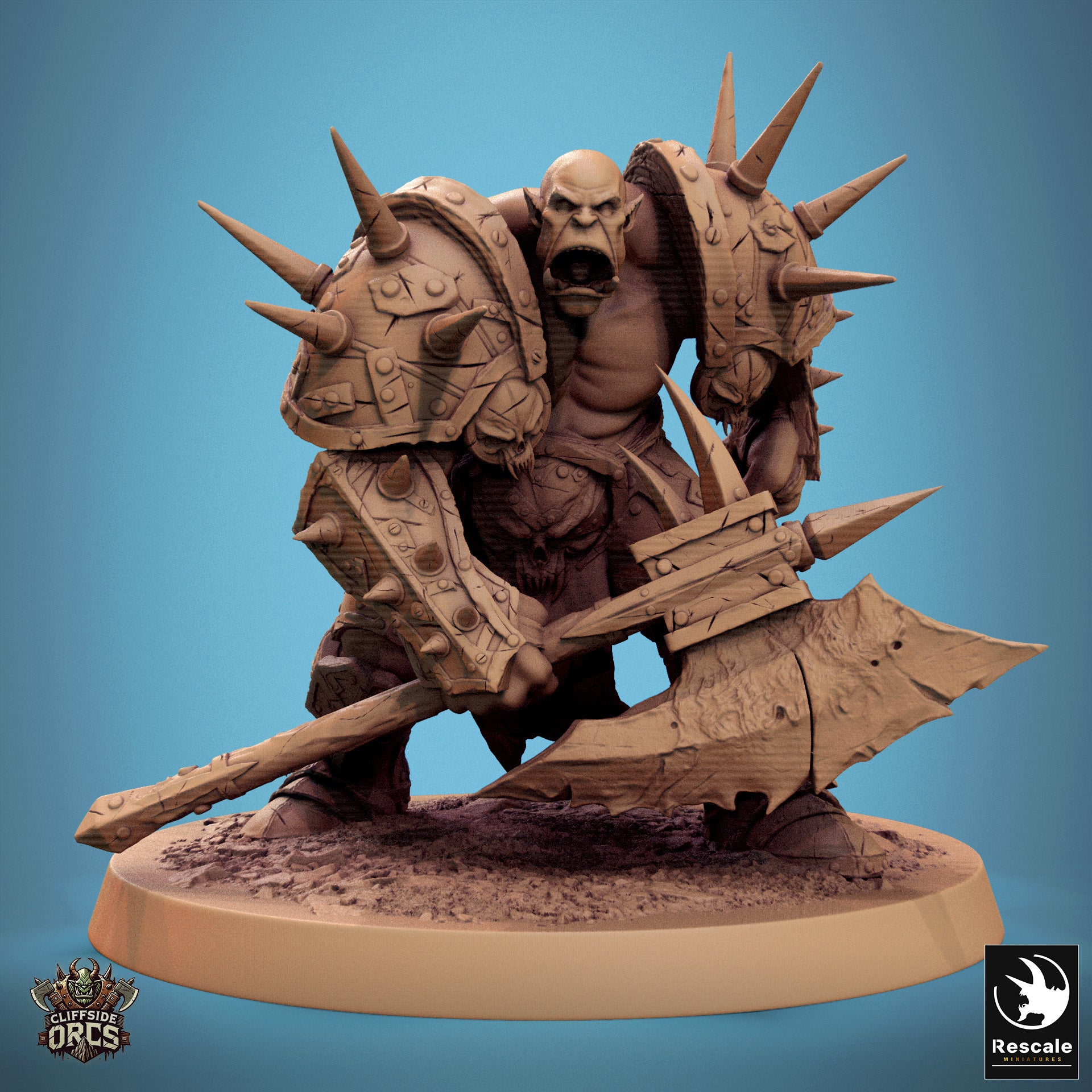 Brutal Orc - aus der Reihe Cliffside Orcs von Rescale Miniatures