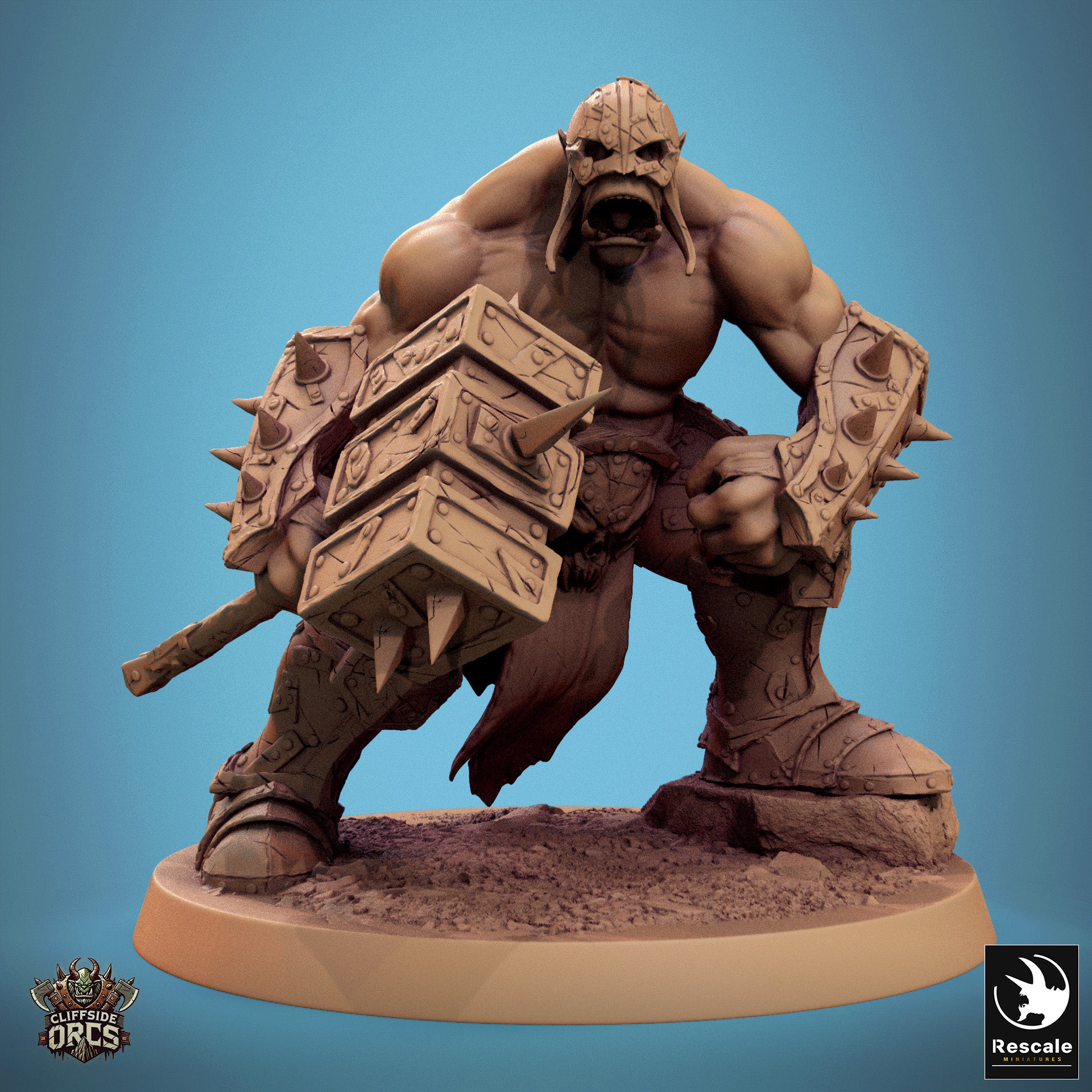 Brutal Orc - aus der Reihe Cliffside Orcs von Rescale Miniatures