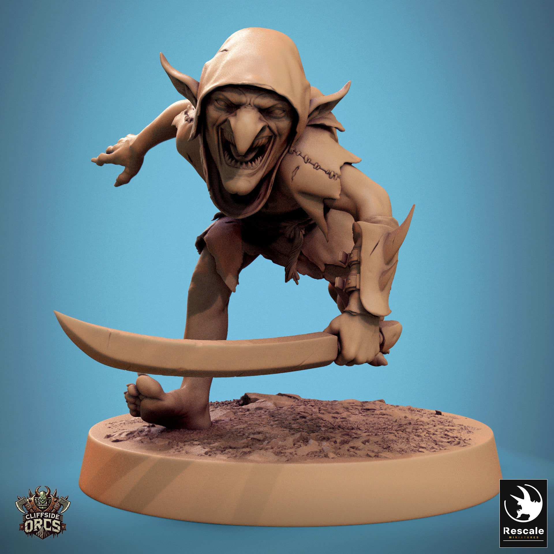 Goblin - aus der Reihe Cliffside Orcs von Rescale Miniatures
