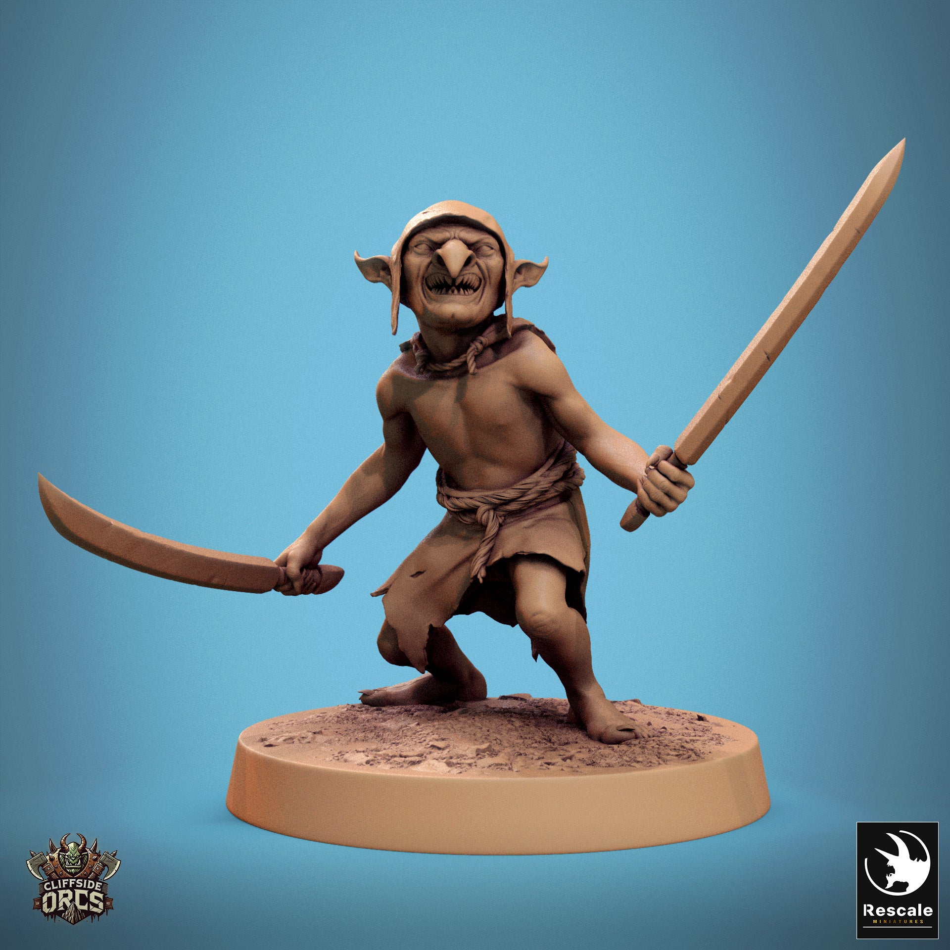 Goblin - aus der Reihe Cliffside Orcs von Rescale Miniatures