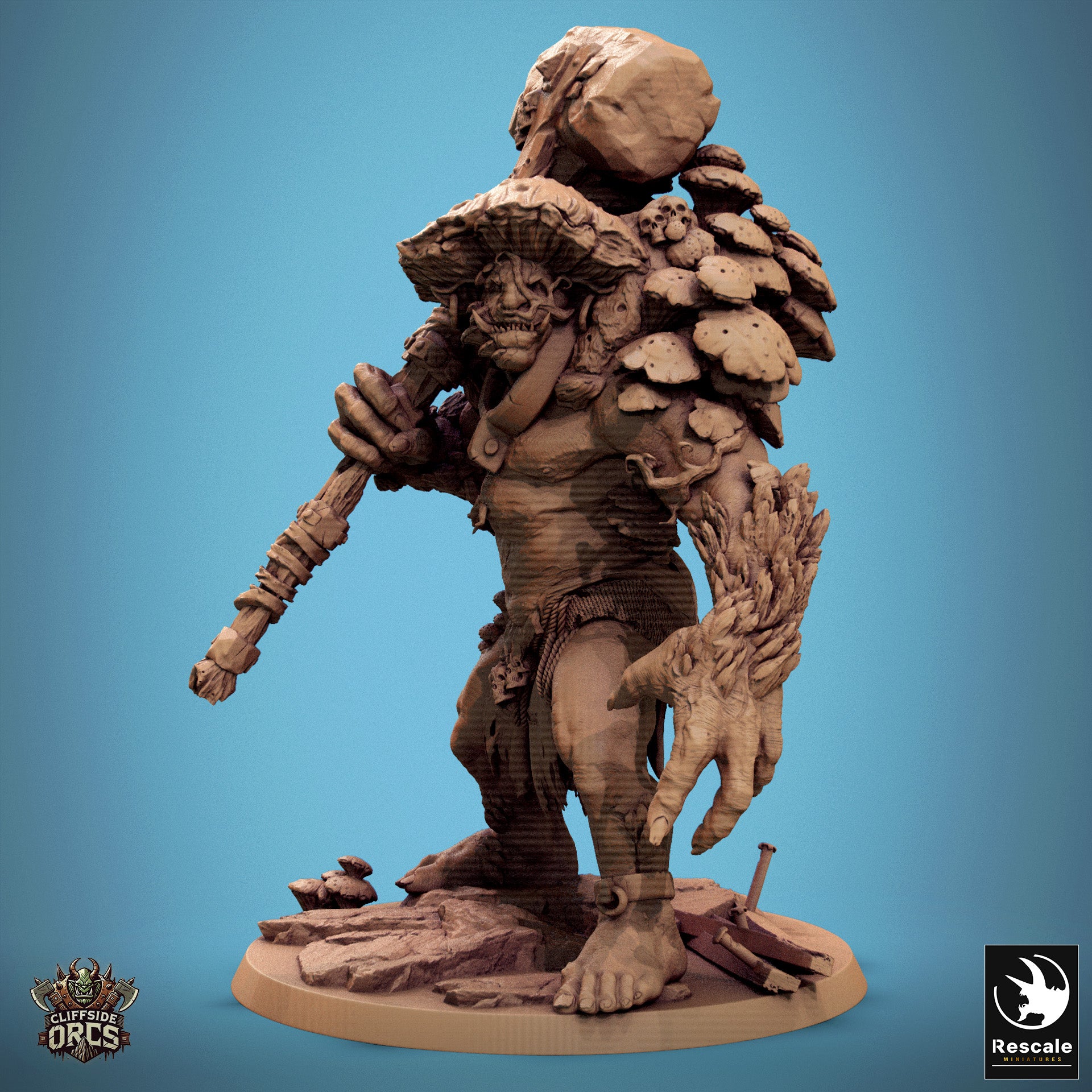 Mycogar Fungal Ogre - aus der Reihe Cliffside Orcs von Rescale Miniatures