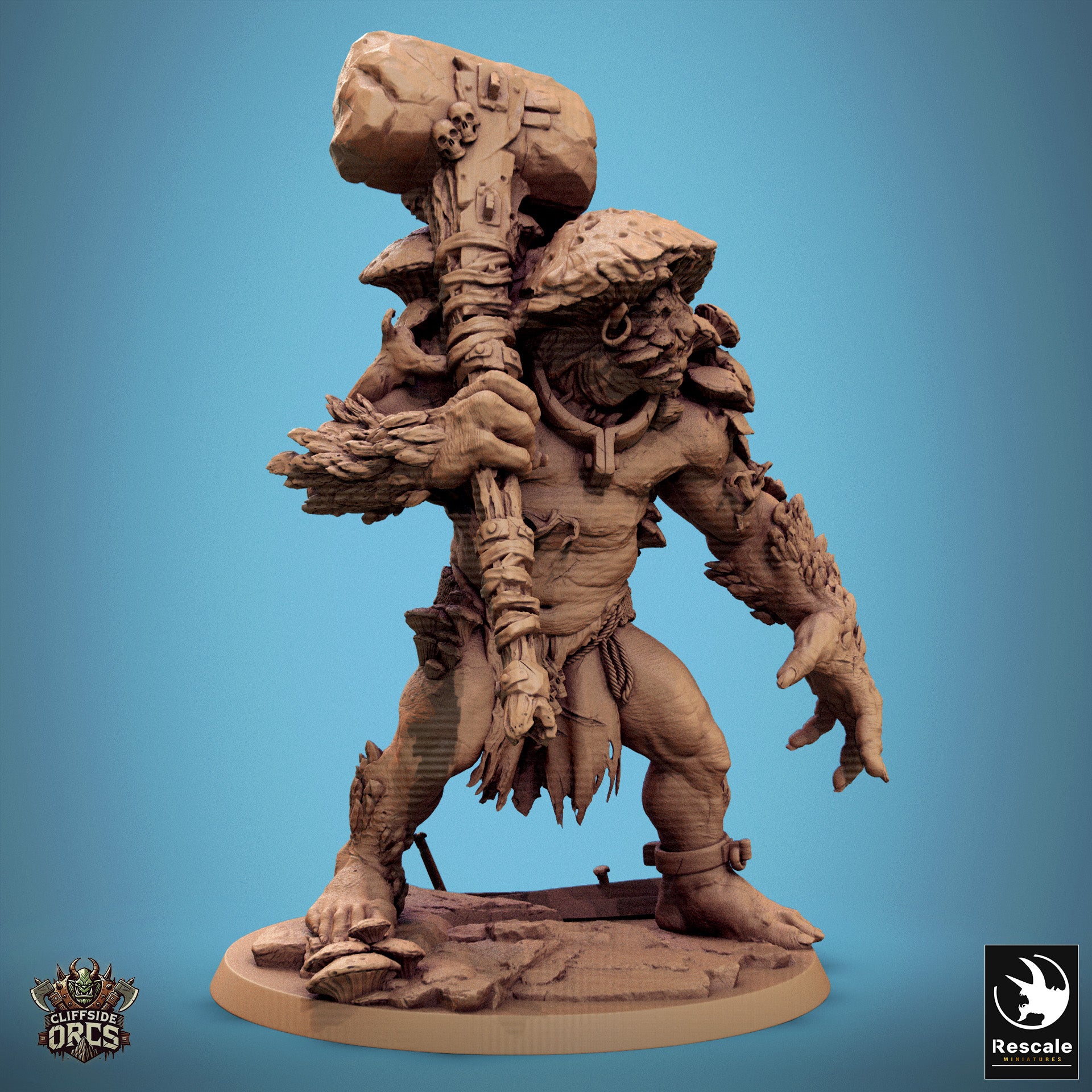 Mycogar Fungal Ogre - aus der Reihe Cliffside Orcs von Rescale Miniatures