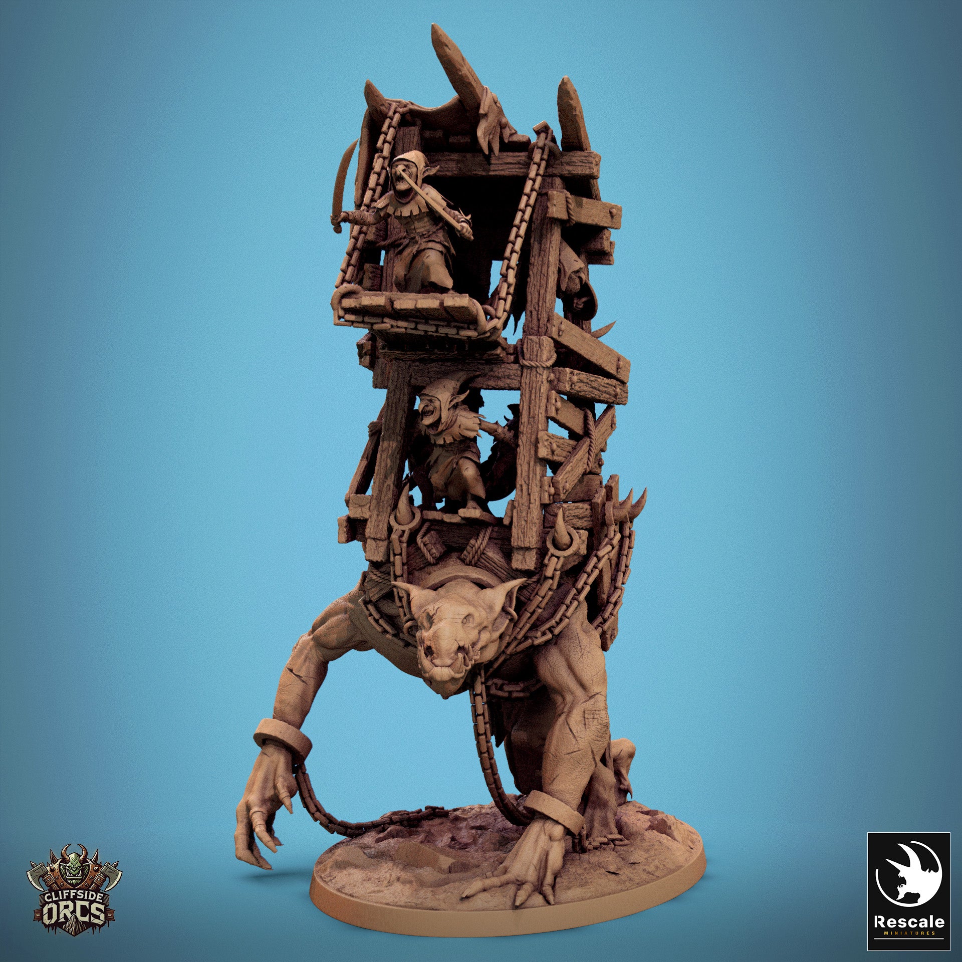 Troll - aus der Reihe Cliffside Orcs von Rescale Miniatures