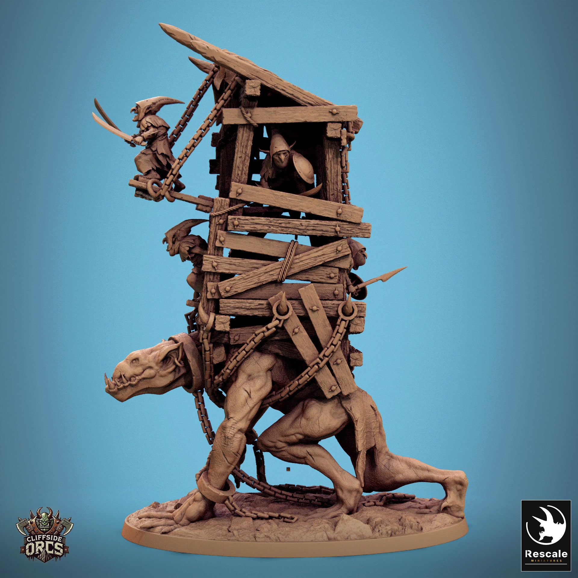 Troll - aus der Reihe Cliffside Orcs von Rescale Miniatures